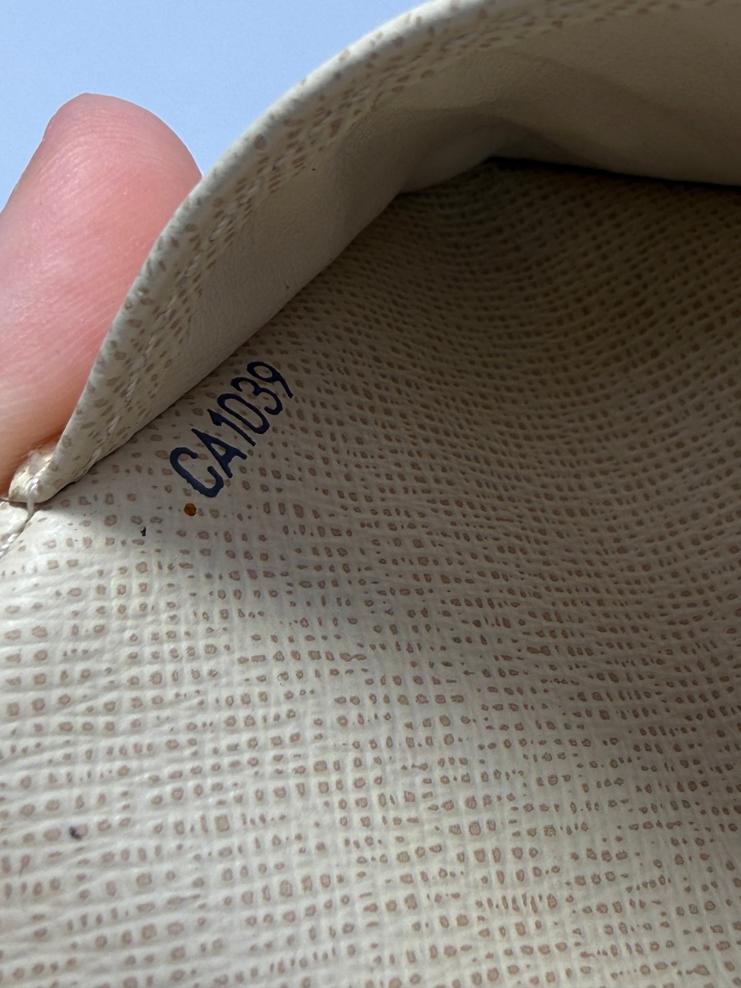 Louis Vuitton Damier Azur Coated Canvas Agenda PM CA1039