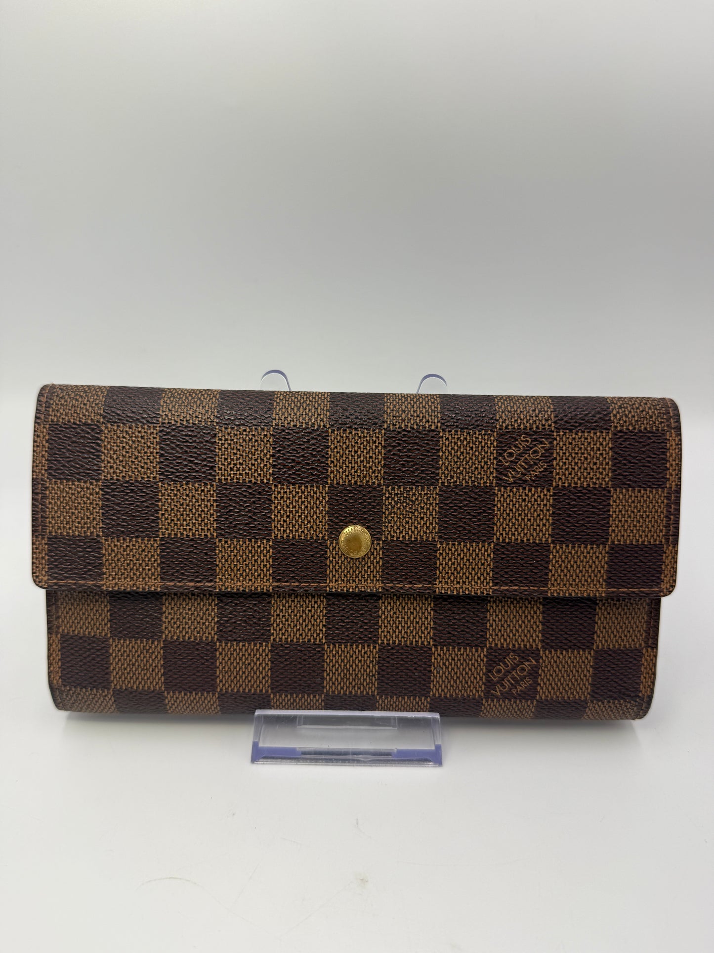 Louis Vuitton Damier Ebene Continental Trifold Wallet TH1013
