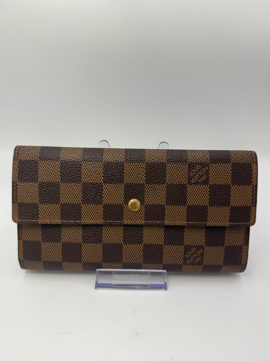 Louis Vuitton Damier Ebene Continental Trifold Wallet TH1013