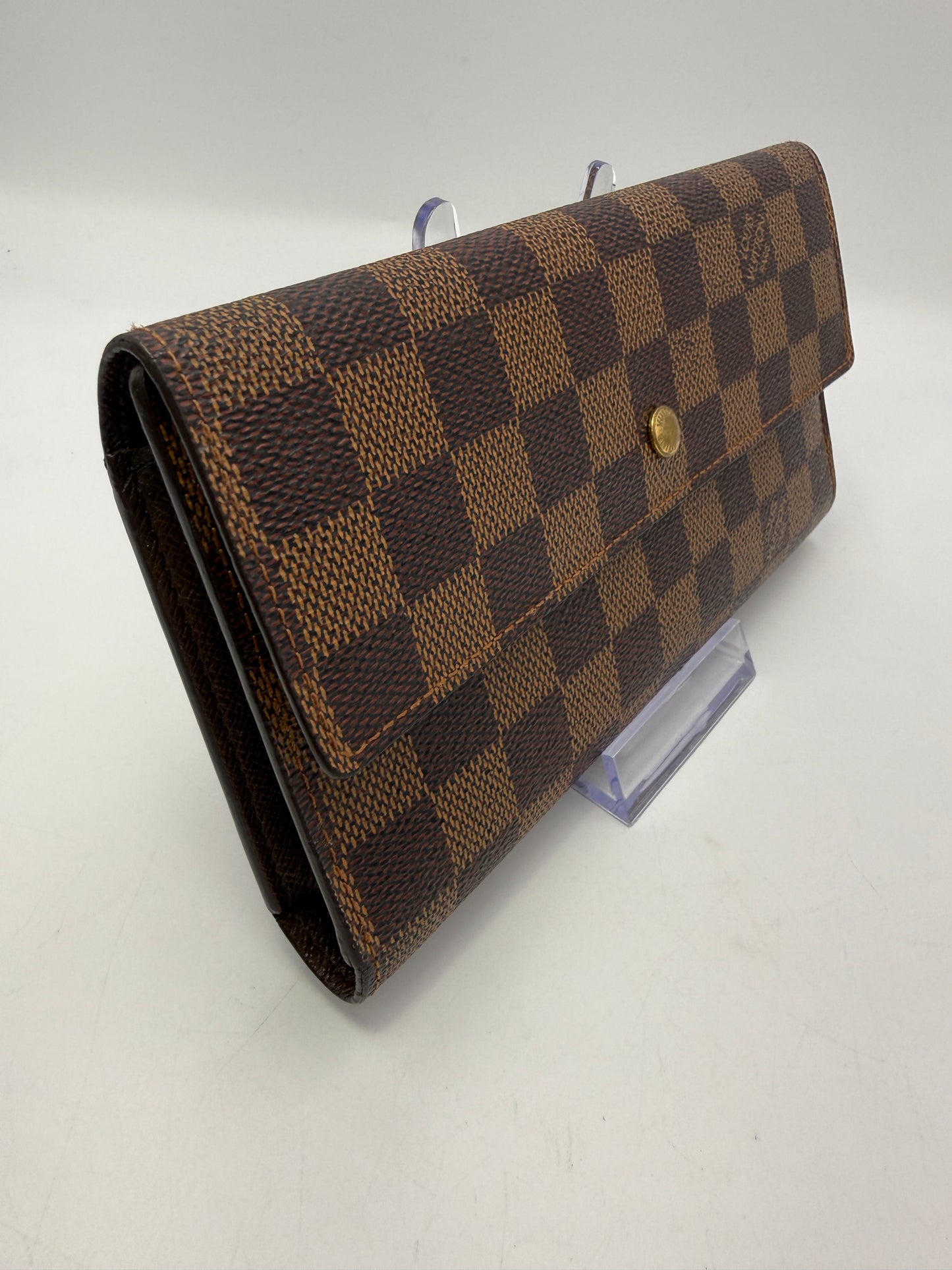 Louis Vuitton Damier Ebene Continental Trifold Wallet TH1013
