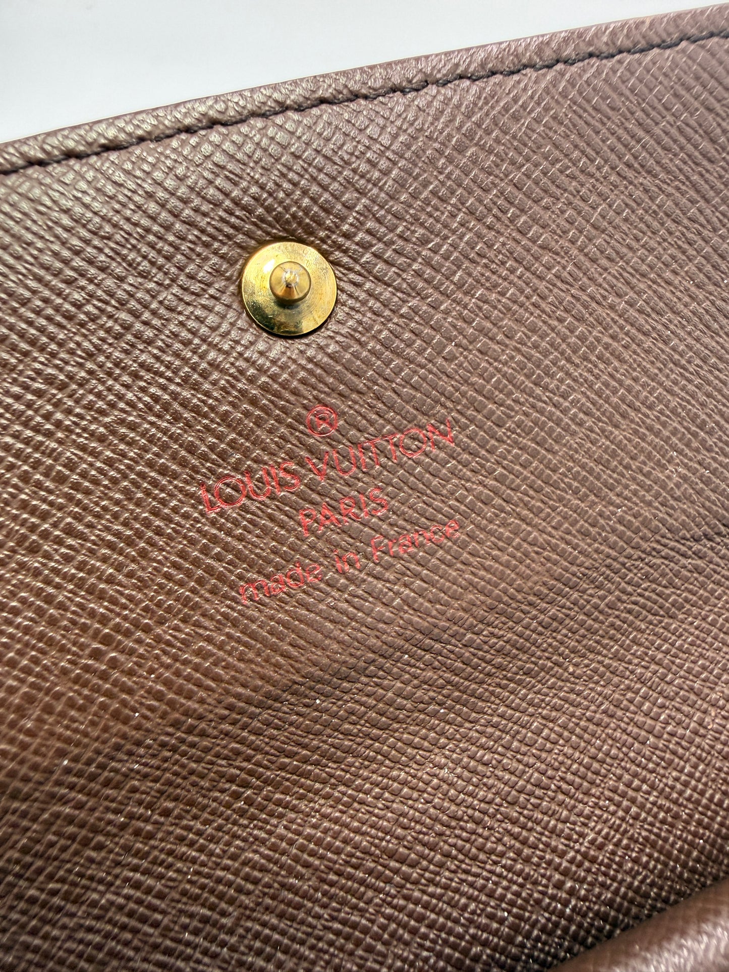 Louis Vuitton Damier Ebene Continental Trifold Wallet TH1013