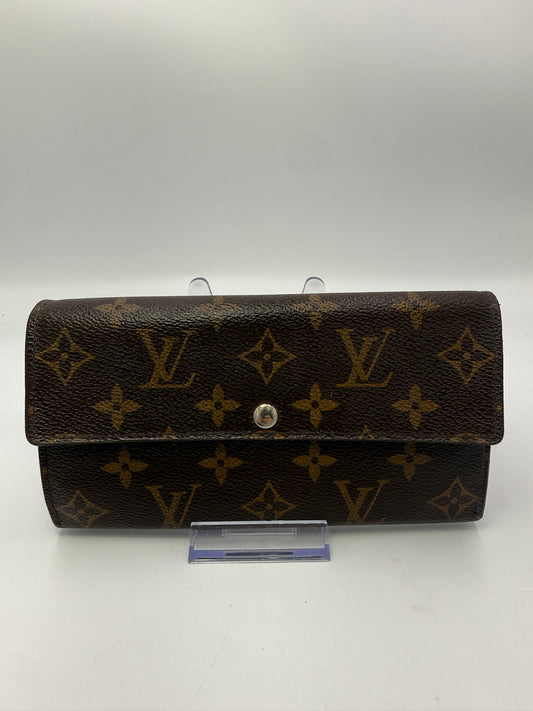 Louis Vuitton Monogram Coated Canvas Sarah Wallet CT0045