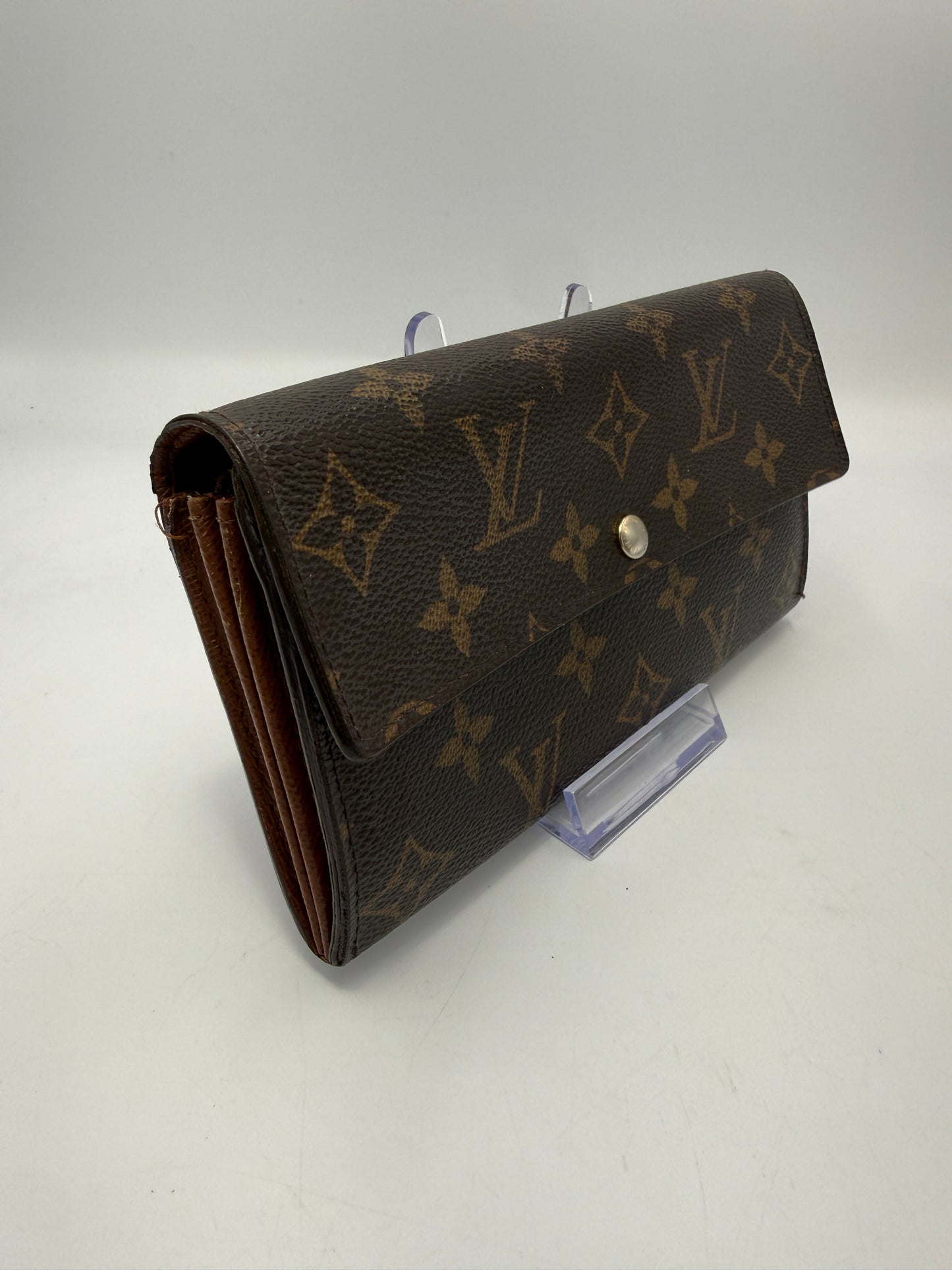 Louis Vuitton Monogram Coated Canvas Sarah Wallet CT0045