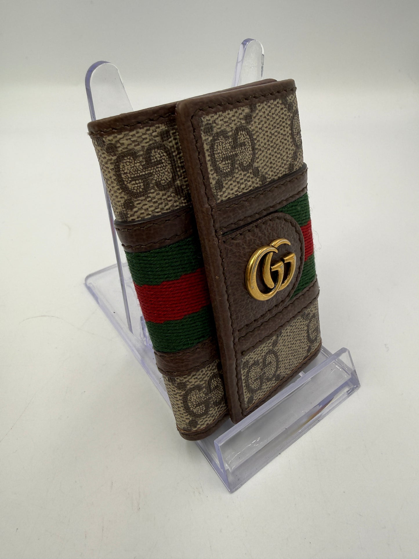 Gucci Guccissima Supreme Canvas 6 Key Case Holder