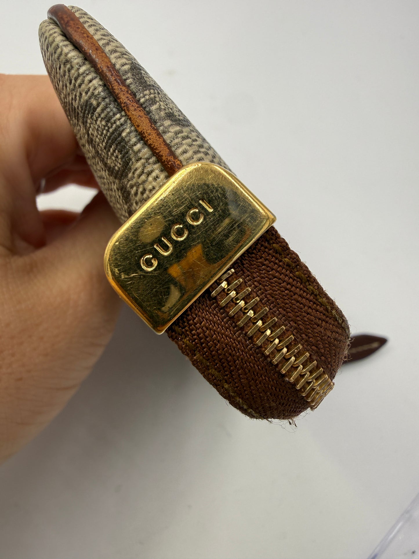 Gucci Guccissima Supreme Coated Canvas Key Cles