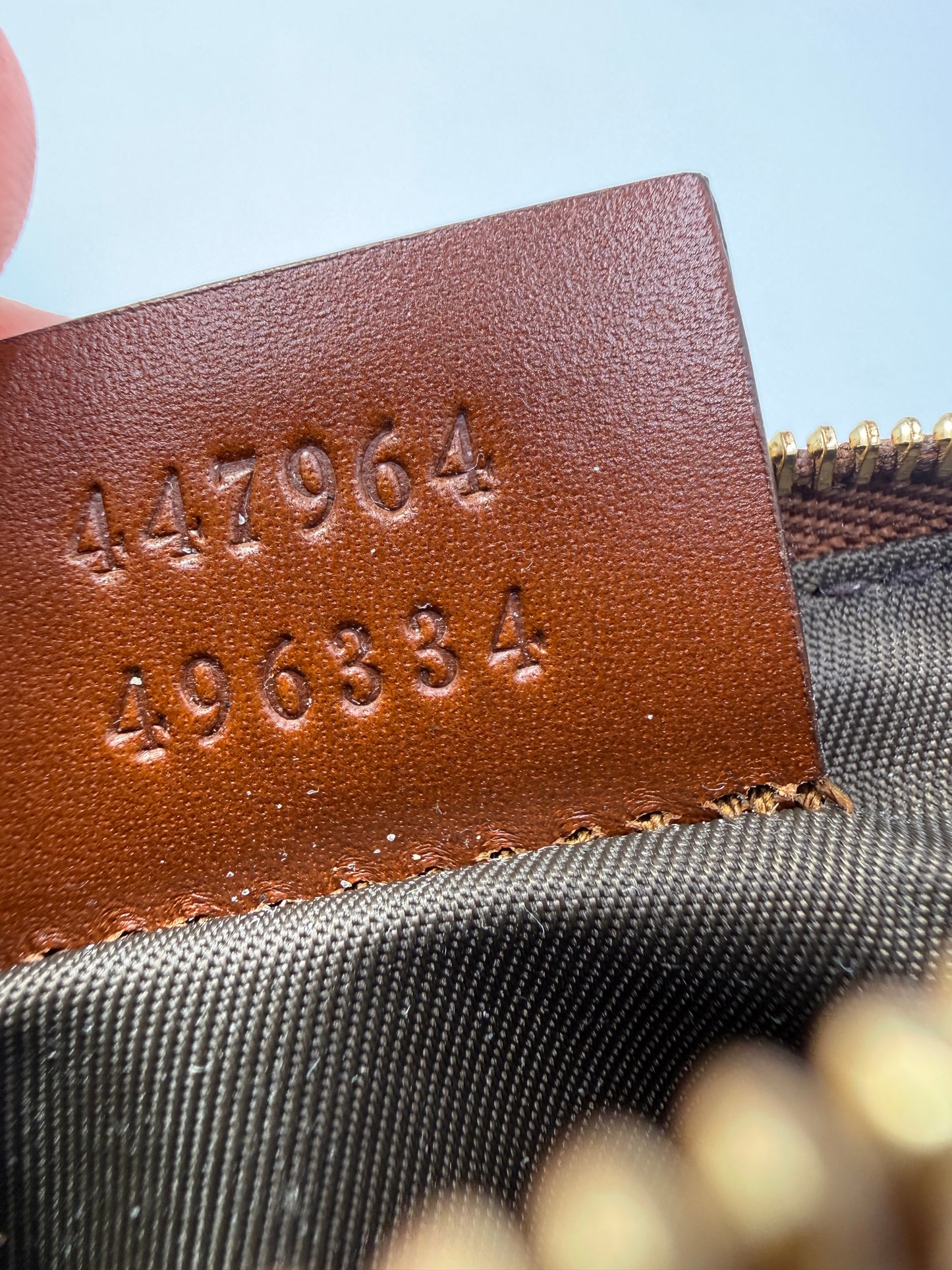 Gucci Guccissima Supreme Coated Canvas Key Cles