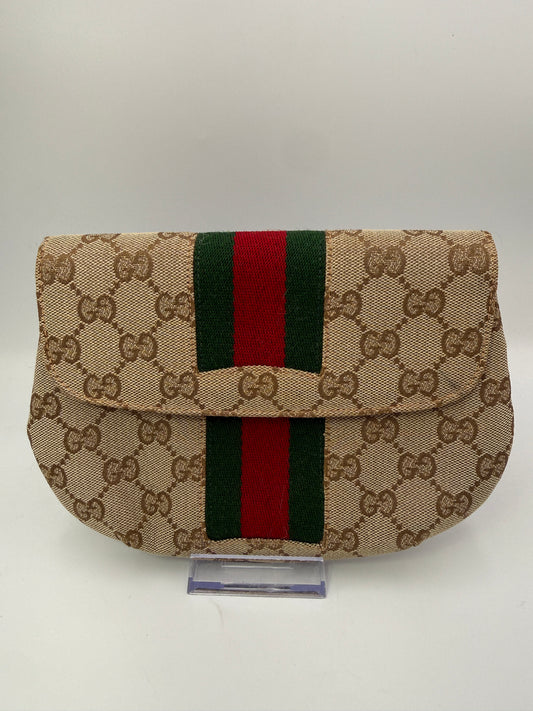 Gucci Guccissima Sherry Line Vintage Pouch