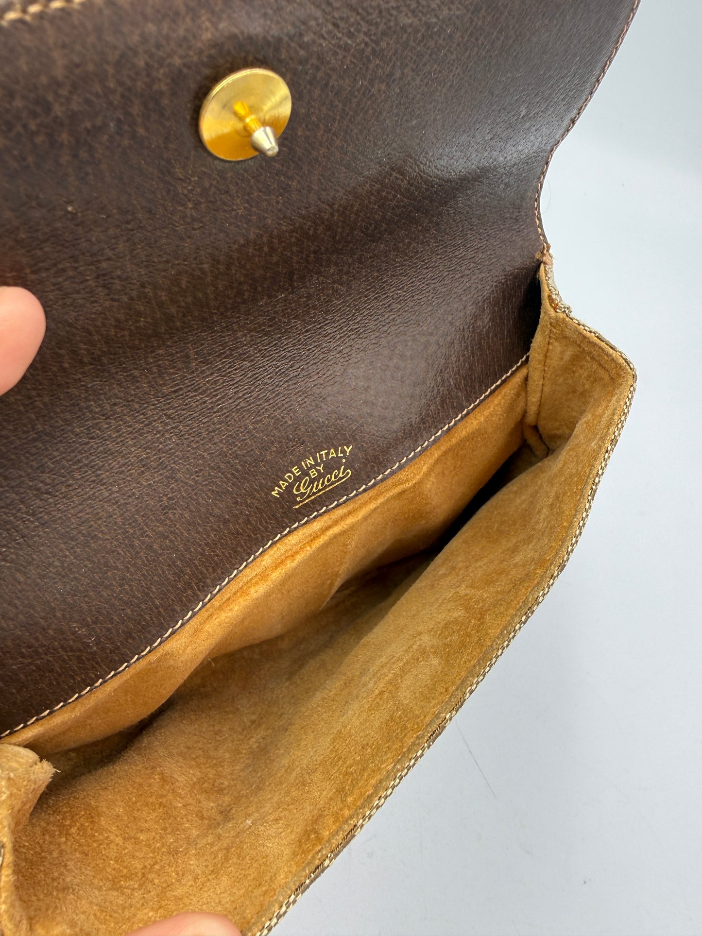 Gucci Guccissima Sherry Line Vintage Pouch