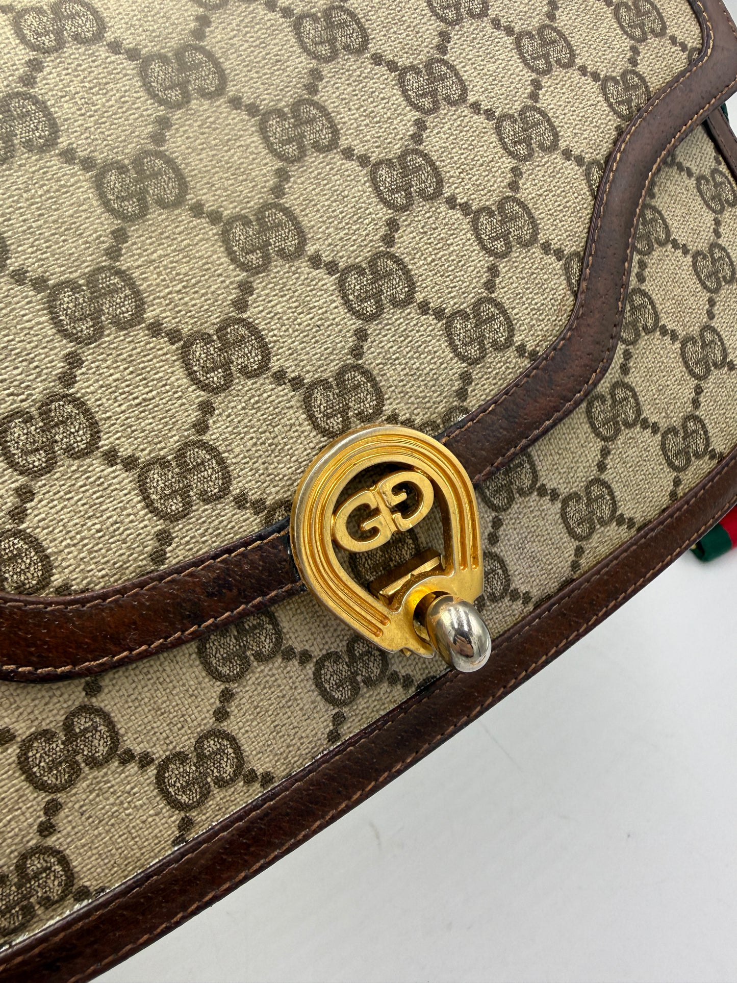 Gucci Guccissima Supreme Canvas Vintage Shoulder Bag