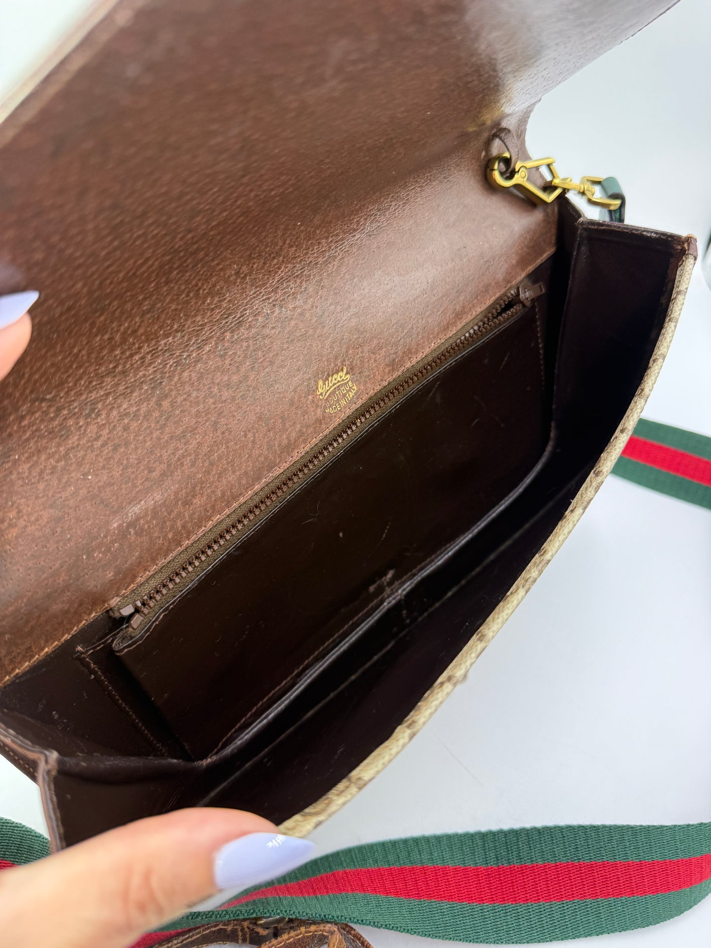 Gucci Guccissima Supreme Canvas Vintage Shoulder Bag