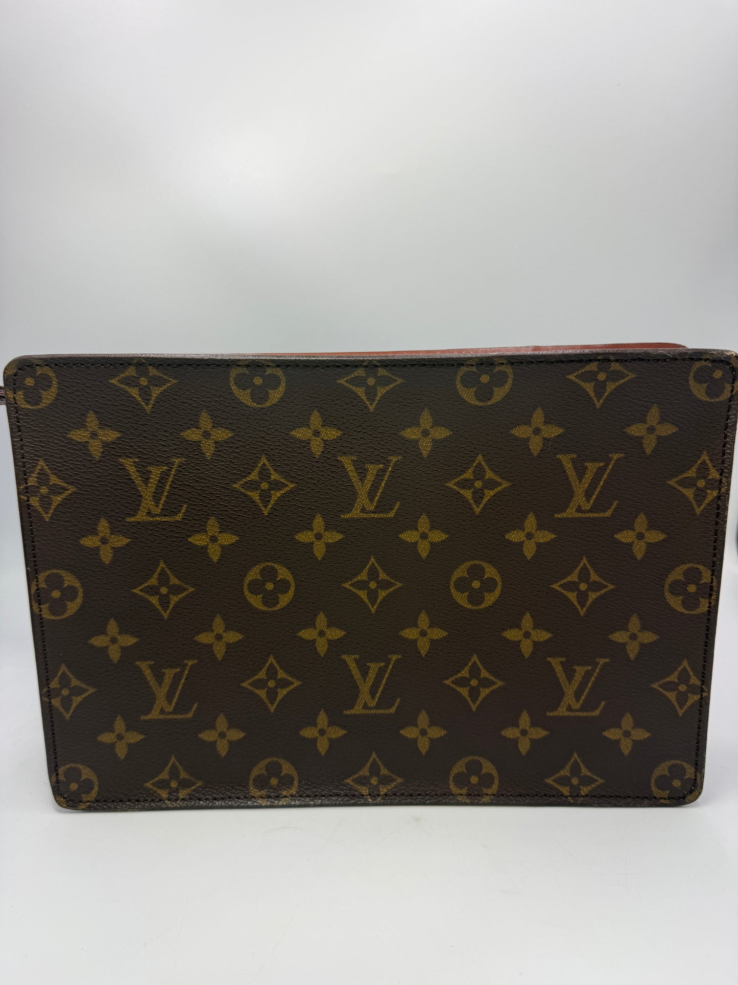 Louis Vuitton Monogram Coated Canvas Clutch TH8902