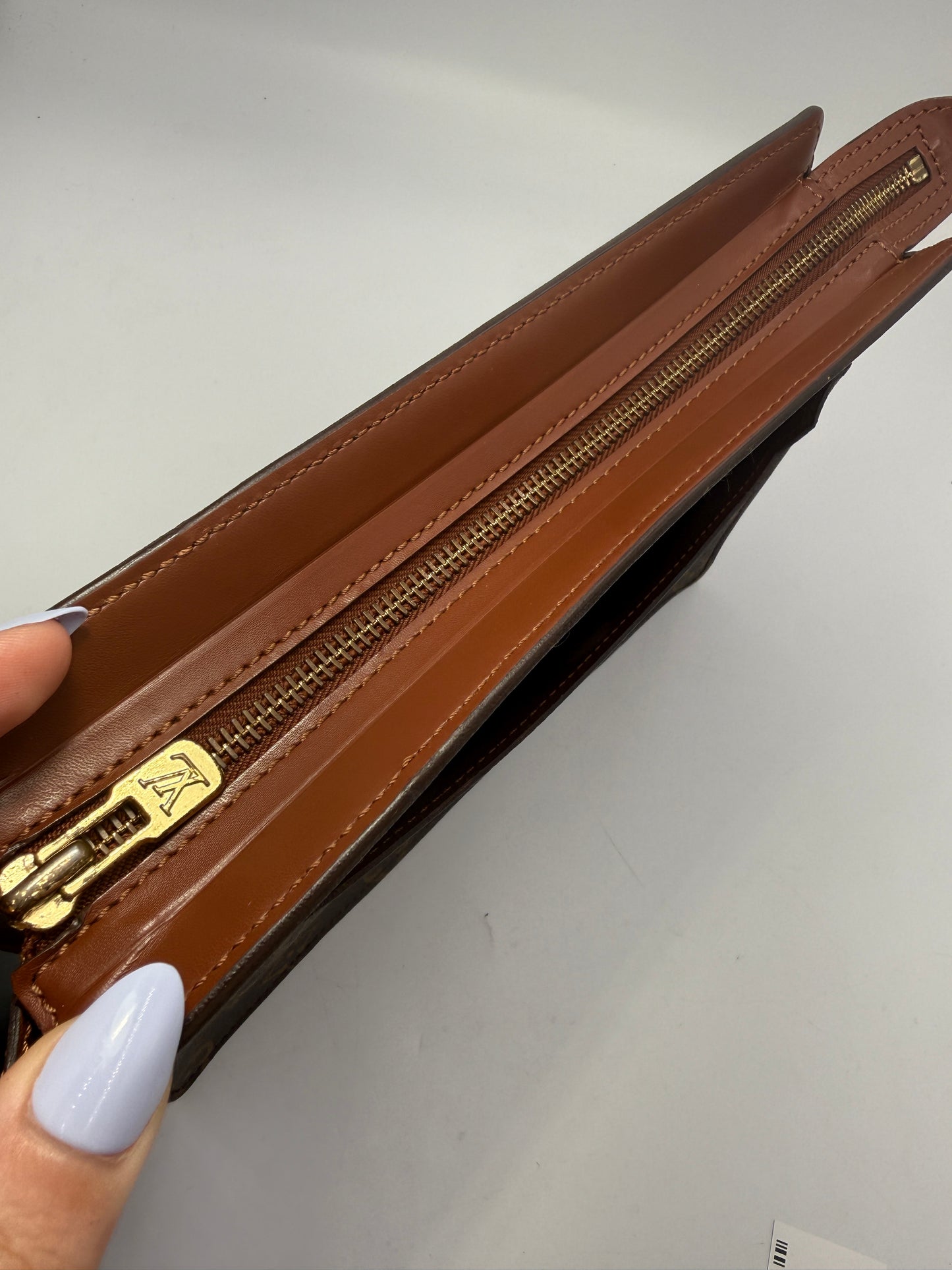 Louis Vuitton Monogram Coated Canvas Clutch TH8902