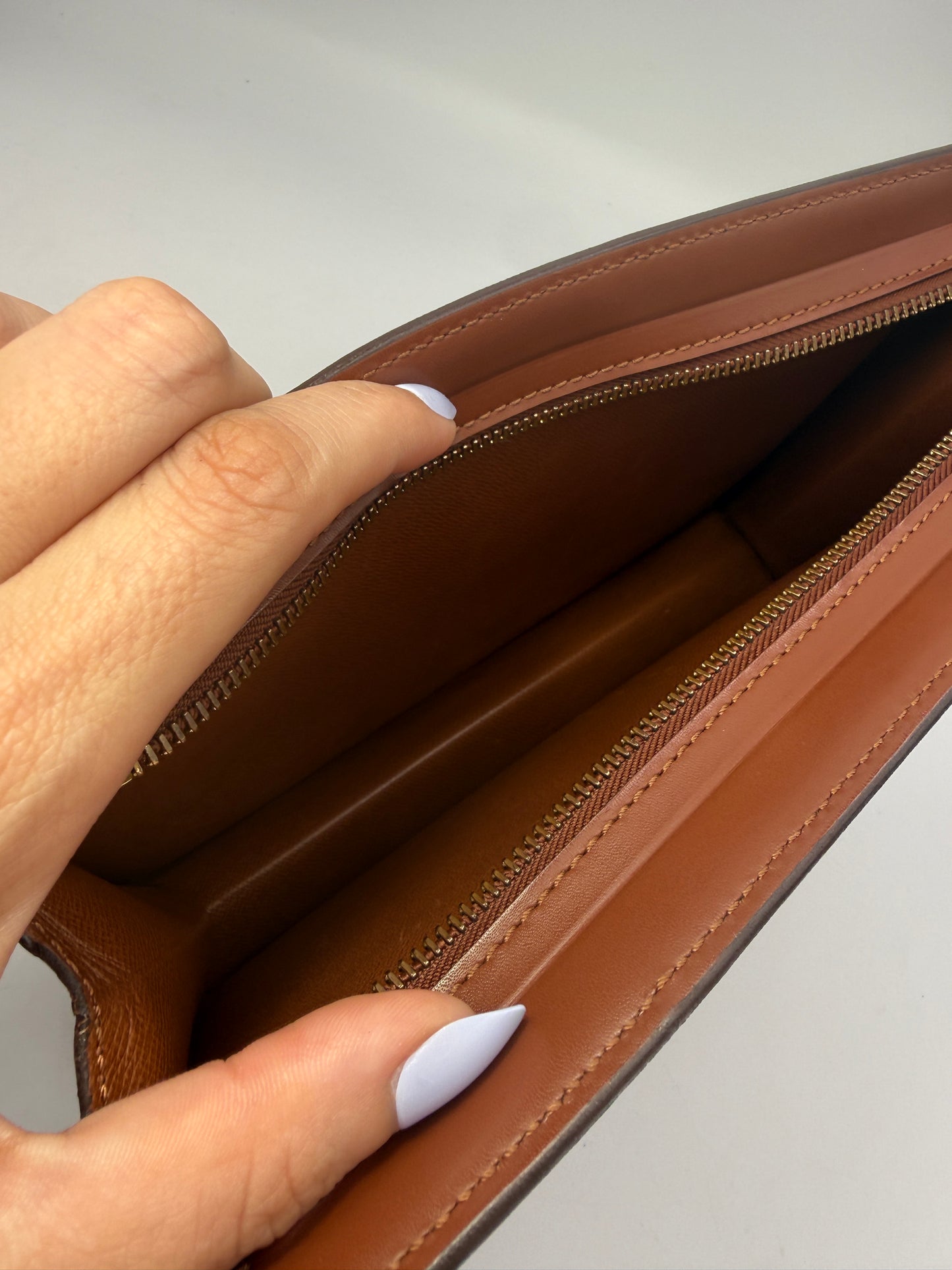 Louis Vuitton Monogram Coated Canvas Clutch TH8902