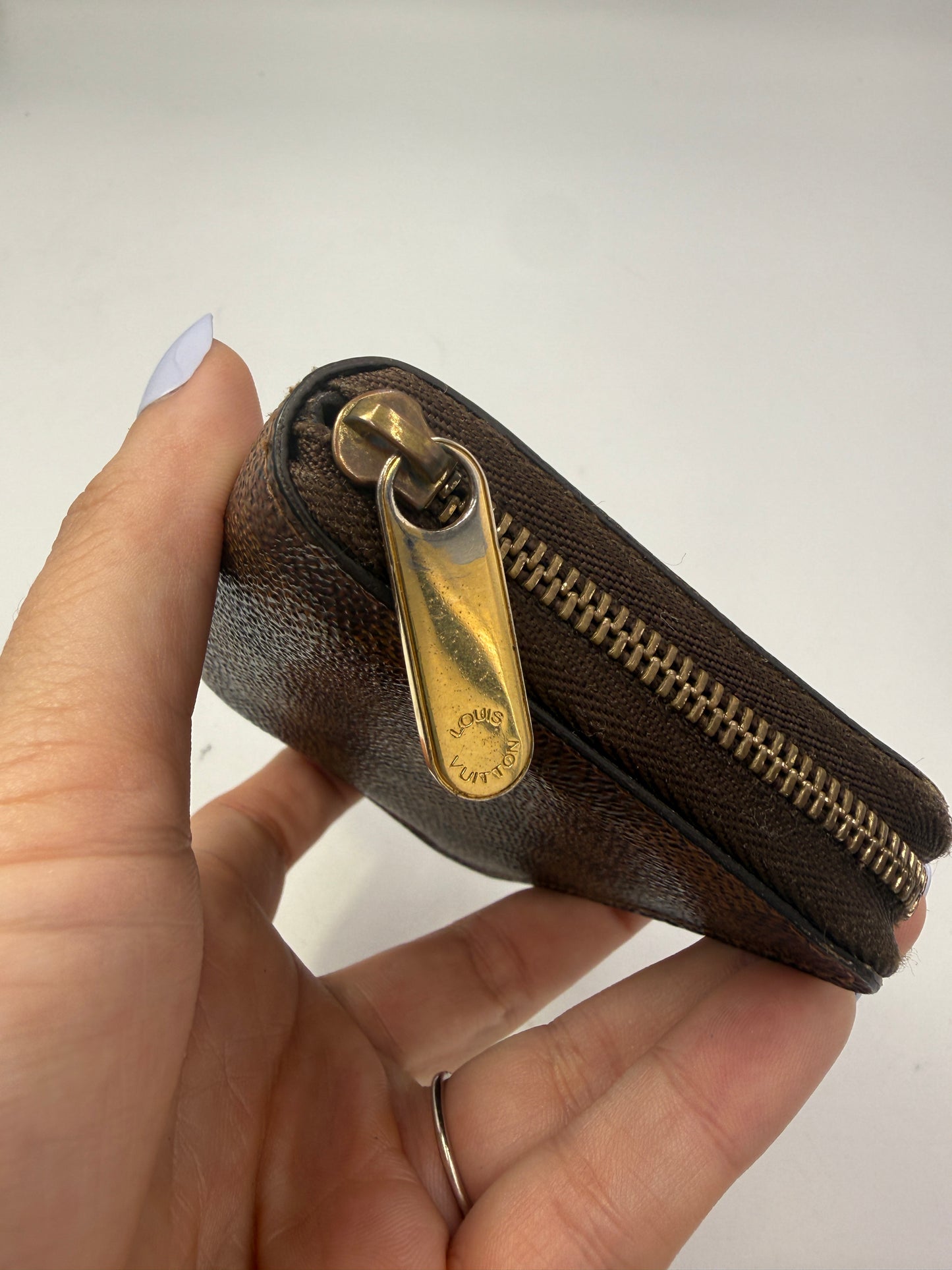 Louis Vuitton Damier Ebene Compact Zippy Wallet