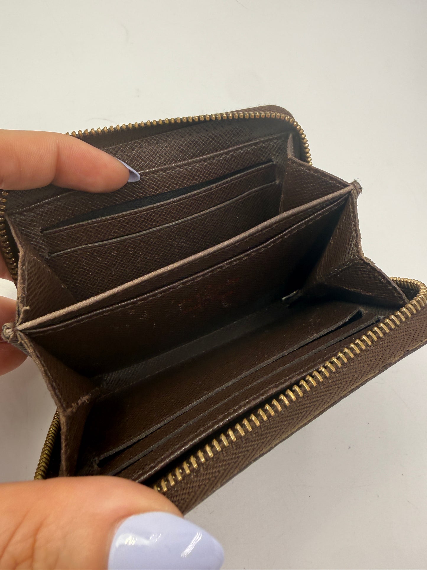 Louis Vuitton Damier Ebene Compact Zippy Wallet