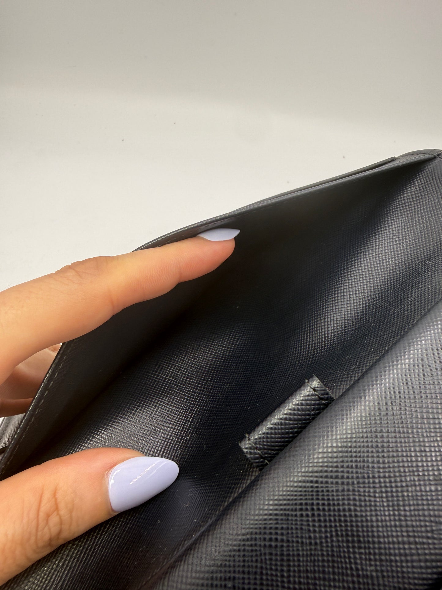 Louis Vuitton Monogram Blue Mini Lin Denim Continental Wallet CA0093