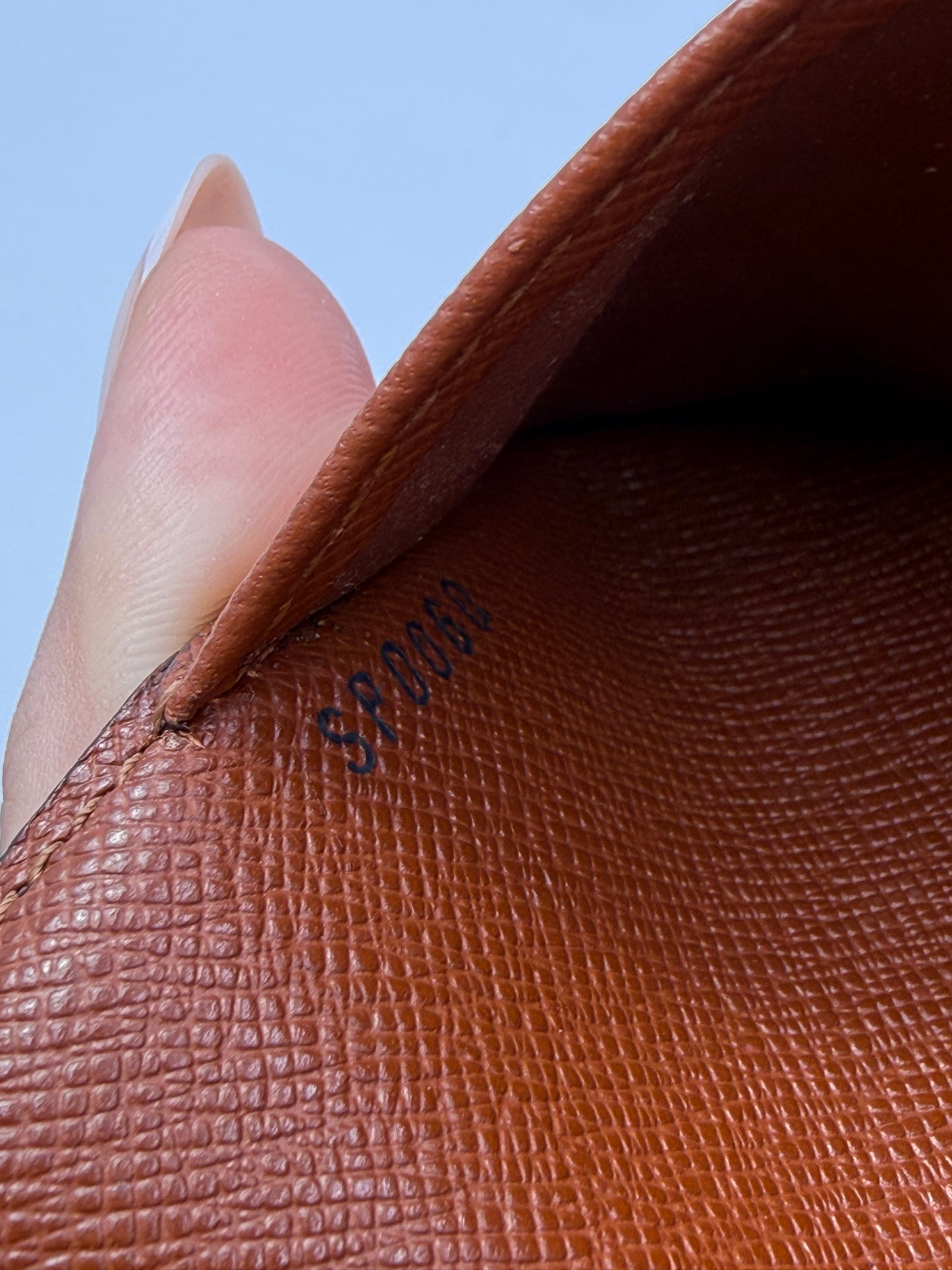 Louis Vuitton Monogram Coated Canvas Agenda PM SP0060