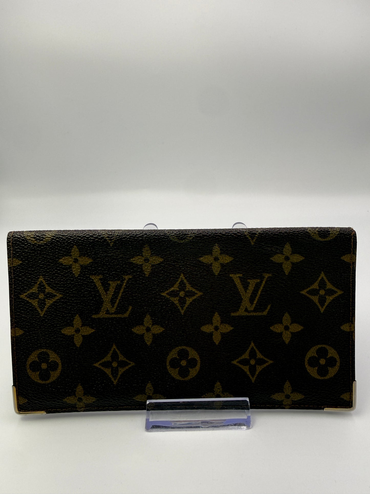 Louis Vuitton Monogram Checkbook Cover Wallet 854