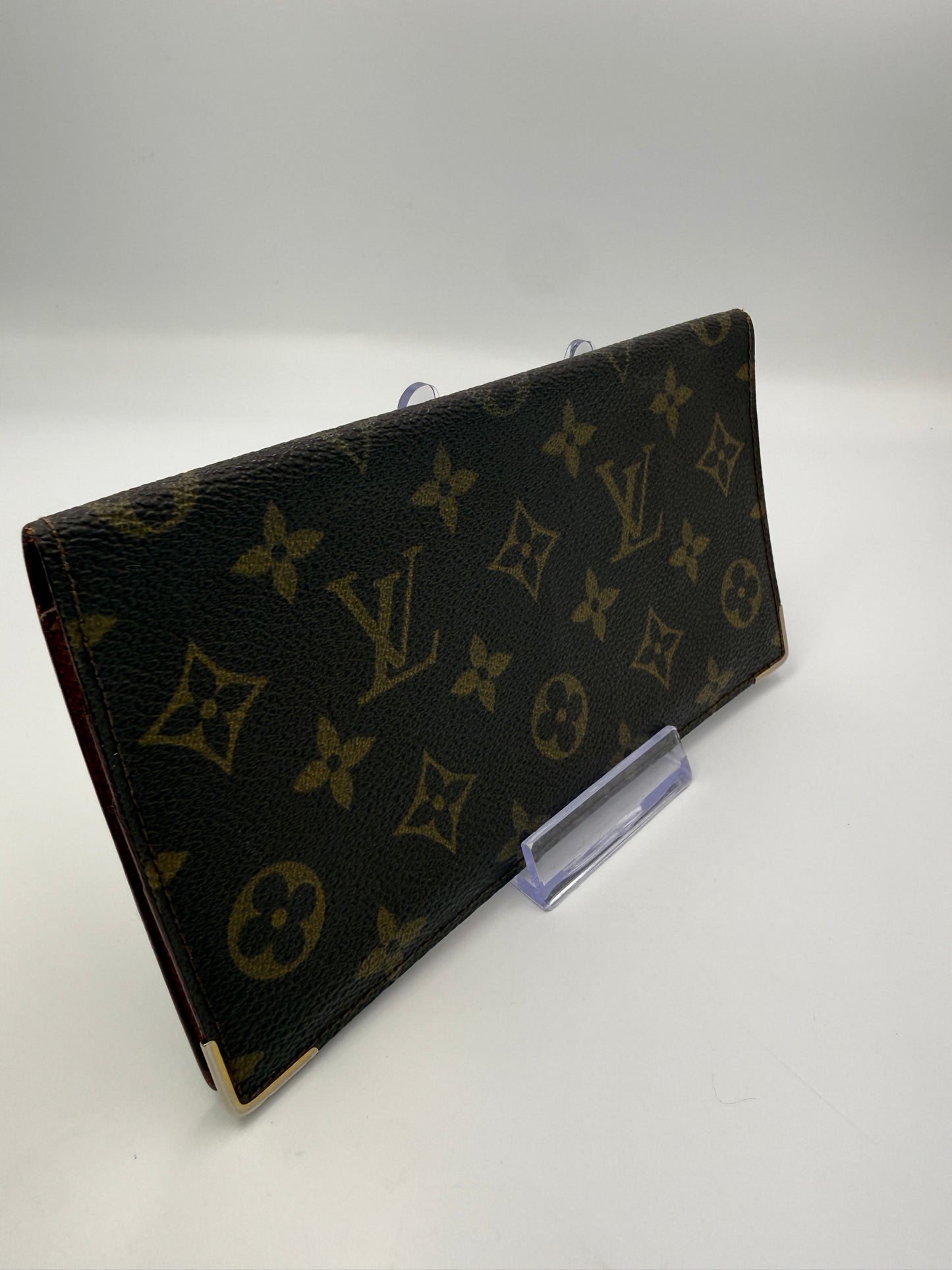 Louis Vuitton Monogram Checkbook Cover Wallet 854