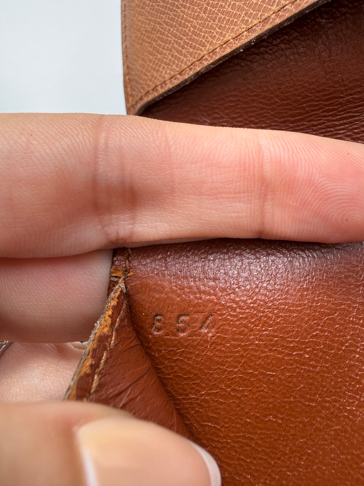 Louis Vuitton Monogram Checkbook Cover Wallet 854