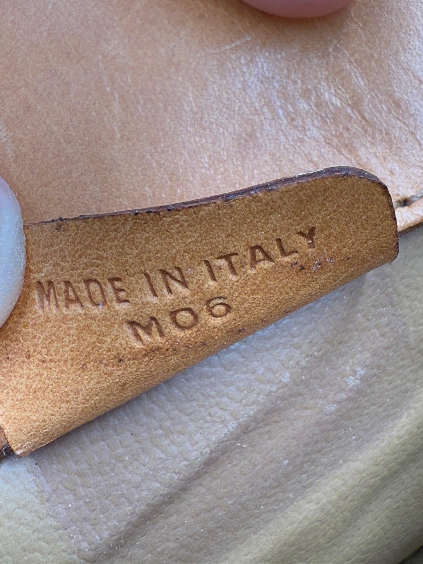 Celine Beige Macadam Clutch