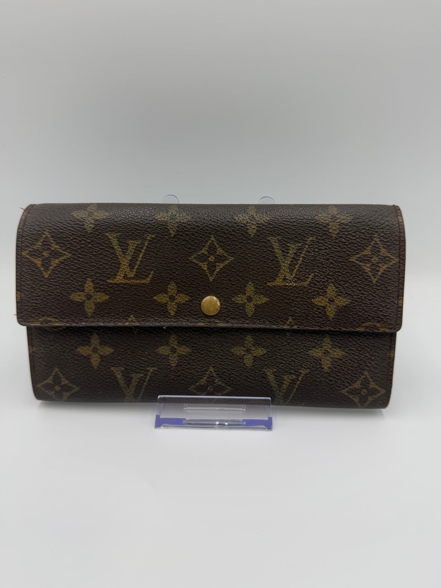 Louis Vuitton Monogram Coated Canvas Sarah Wallet TH0093