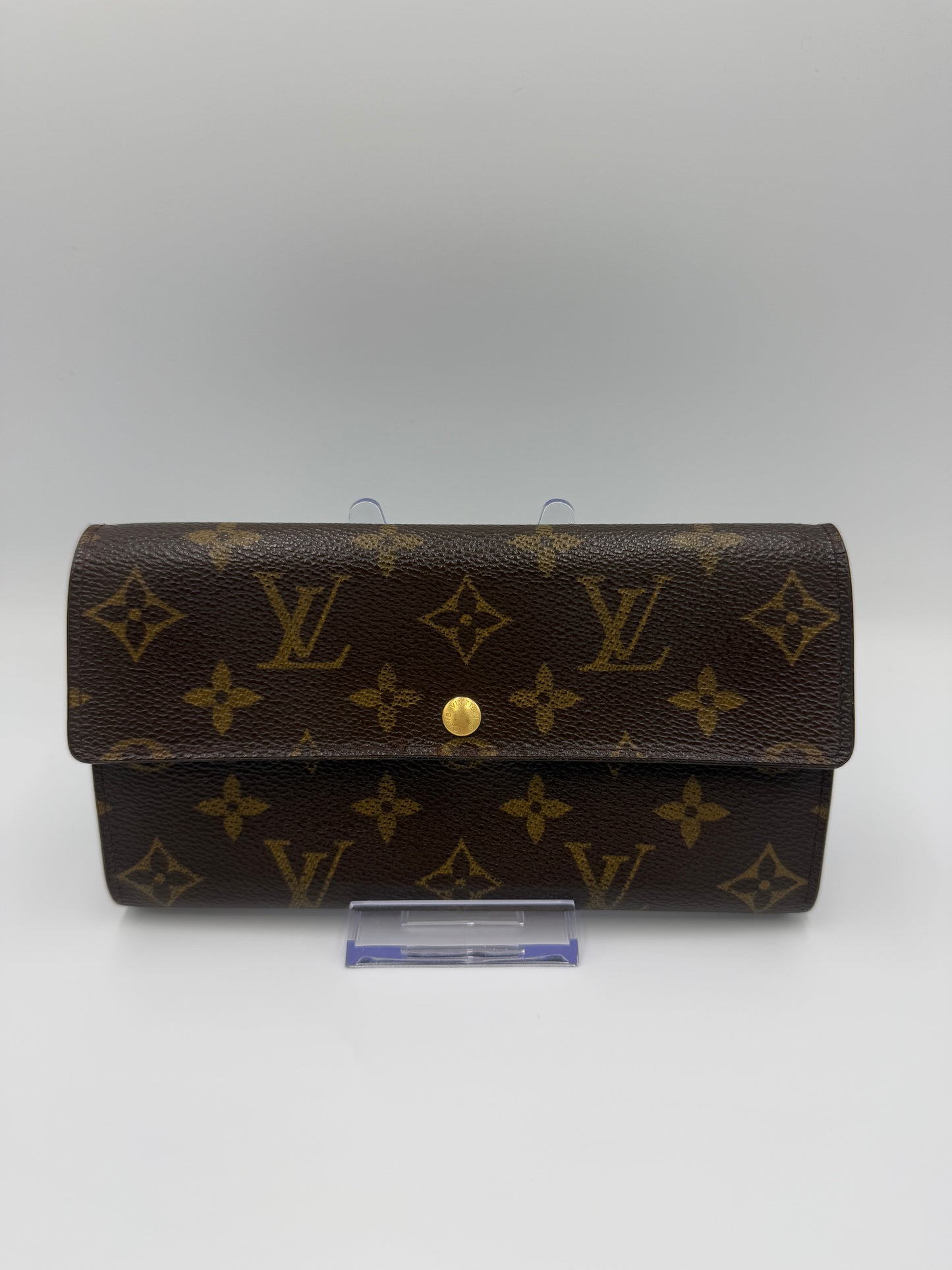 Louis Vuitton Monogram Coated Canvas Sarah Wallet CT1014