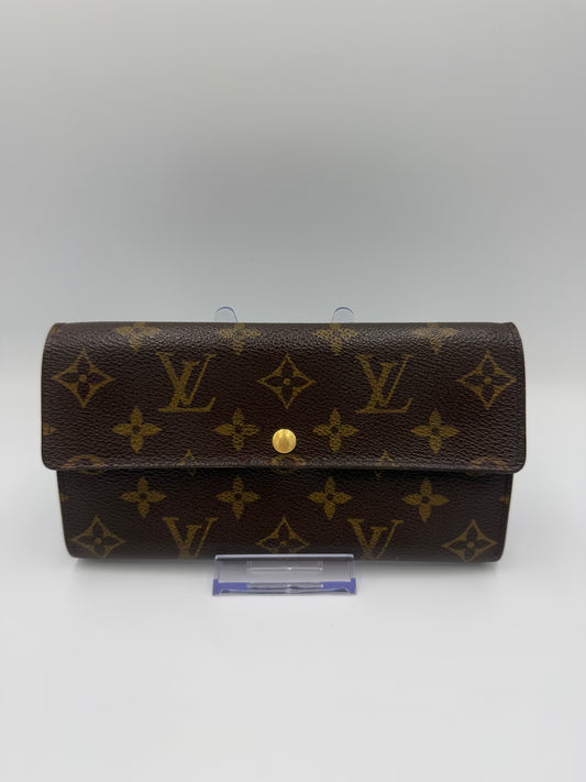 Louis Vuitton Monogram Coated Canvas Sarah Wallet CT1014