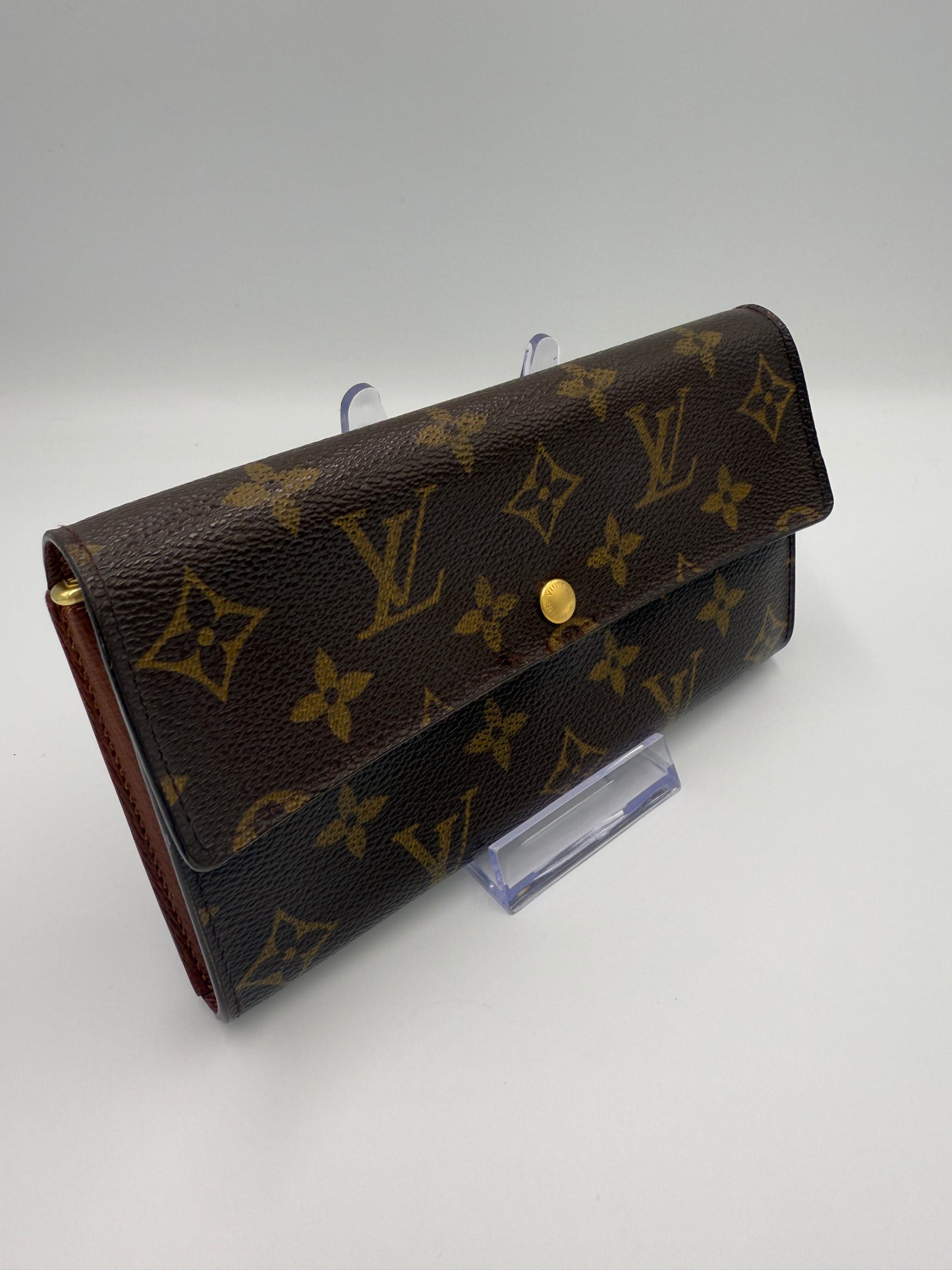 Louis Vuitton Monogram Coated Canvas Sarah Wallet CT1014