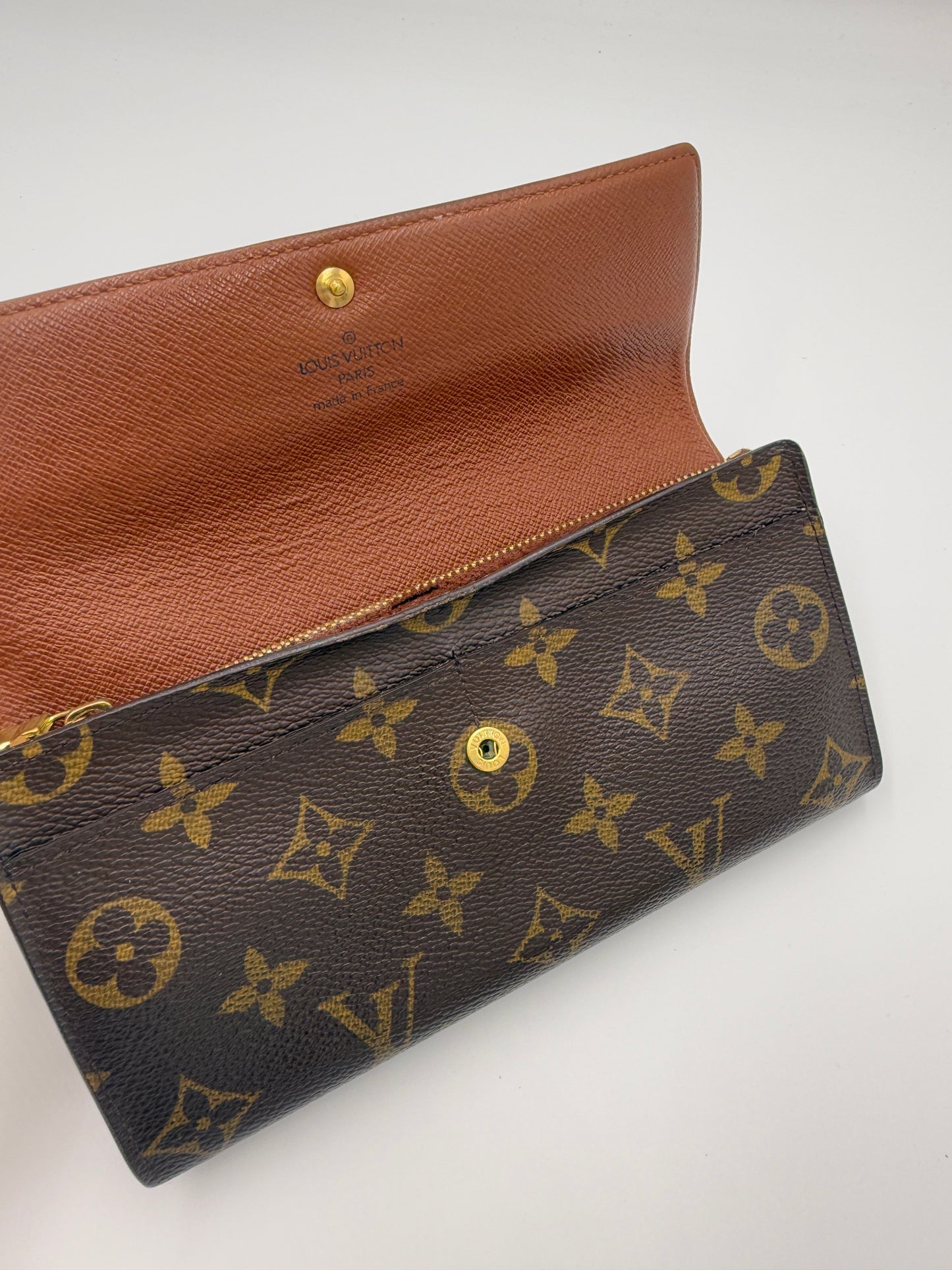 Louis Vuitton Monogram Coated Canvas Sarah Wallet CT1014