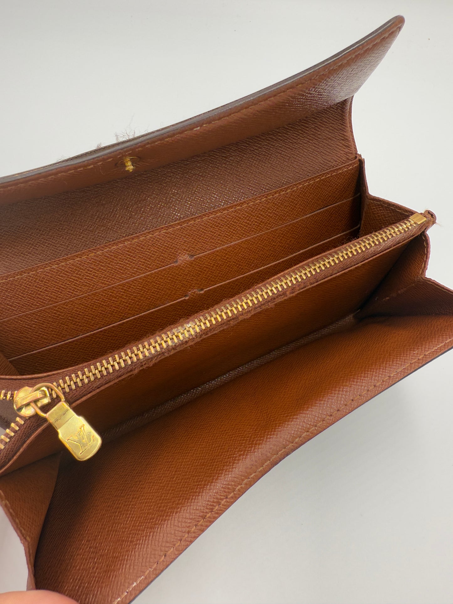 Louis Vuitton Monogram Coated Canvas Sarah Wallet CT1014