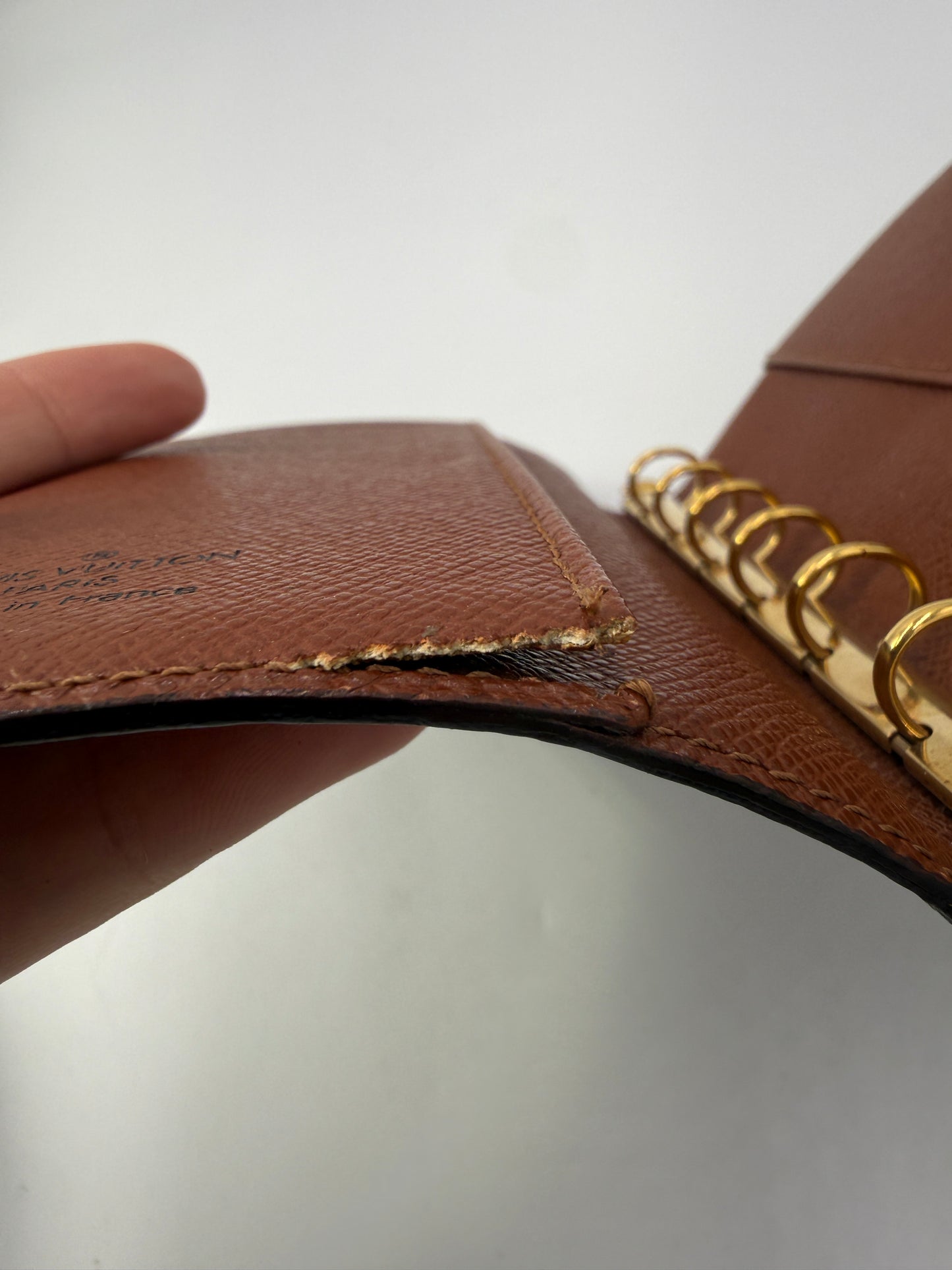 Louis Vuitton Monogram Coated Canvas Agenda PM SP0060