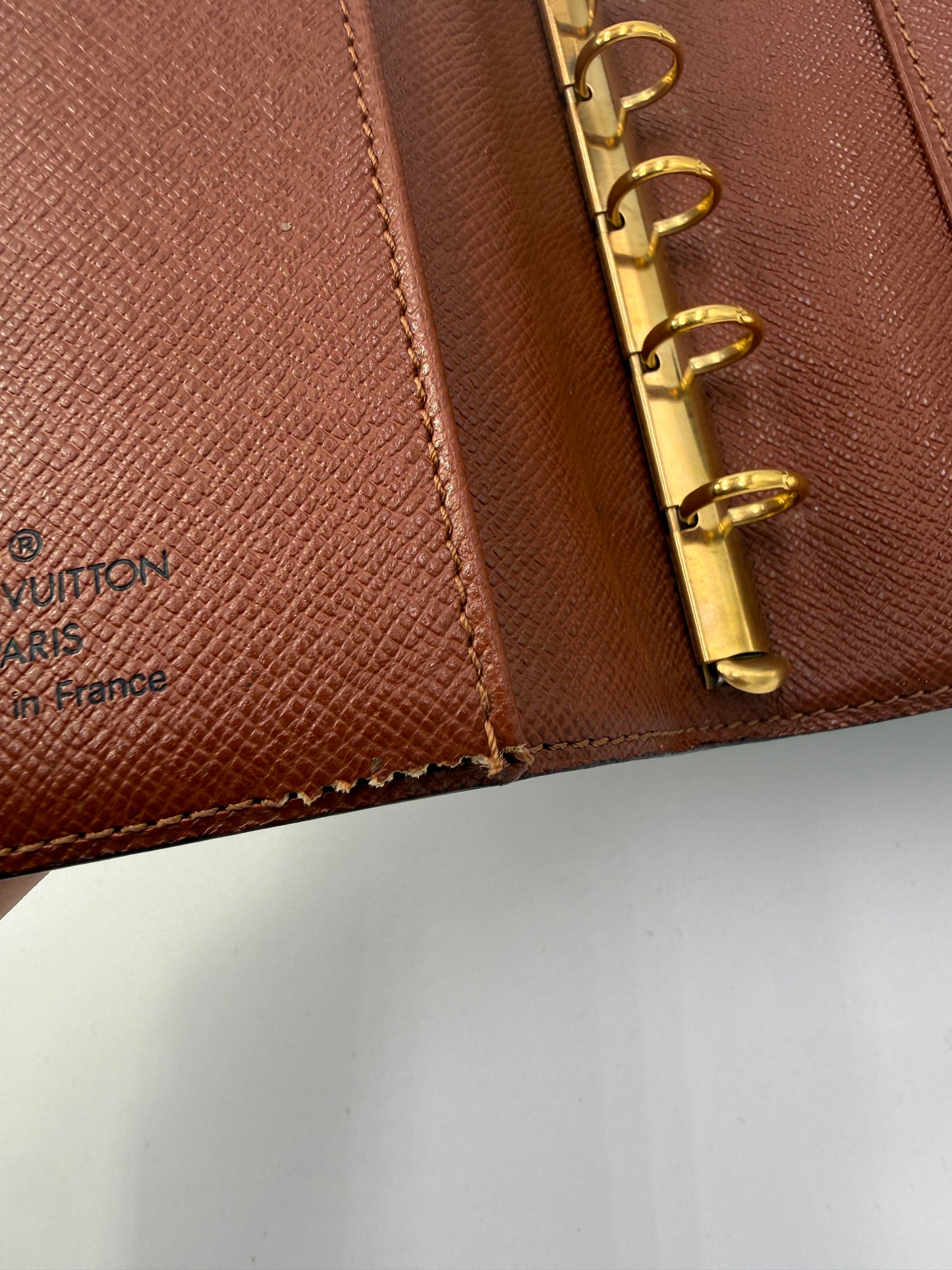 Louis Vuitton Monogram Coated Canvas Agenda PM SP0060