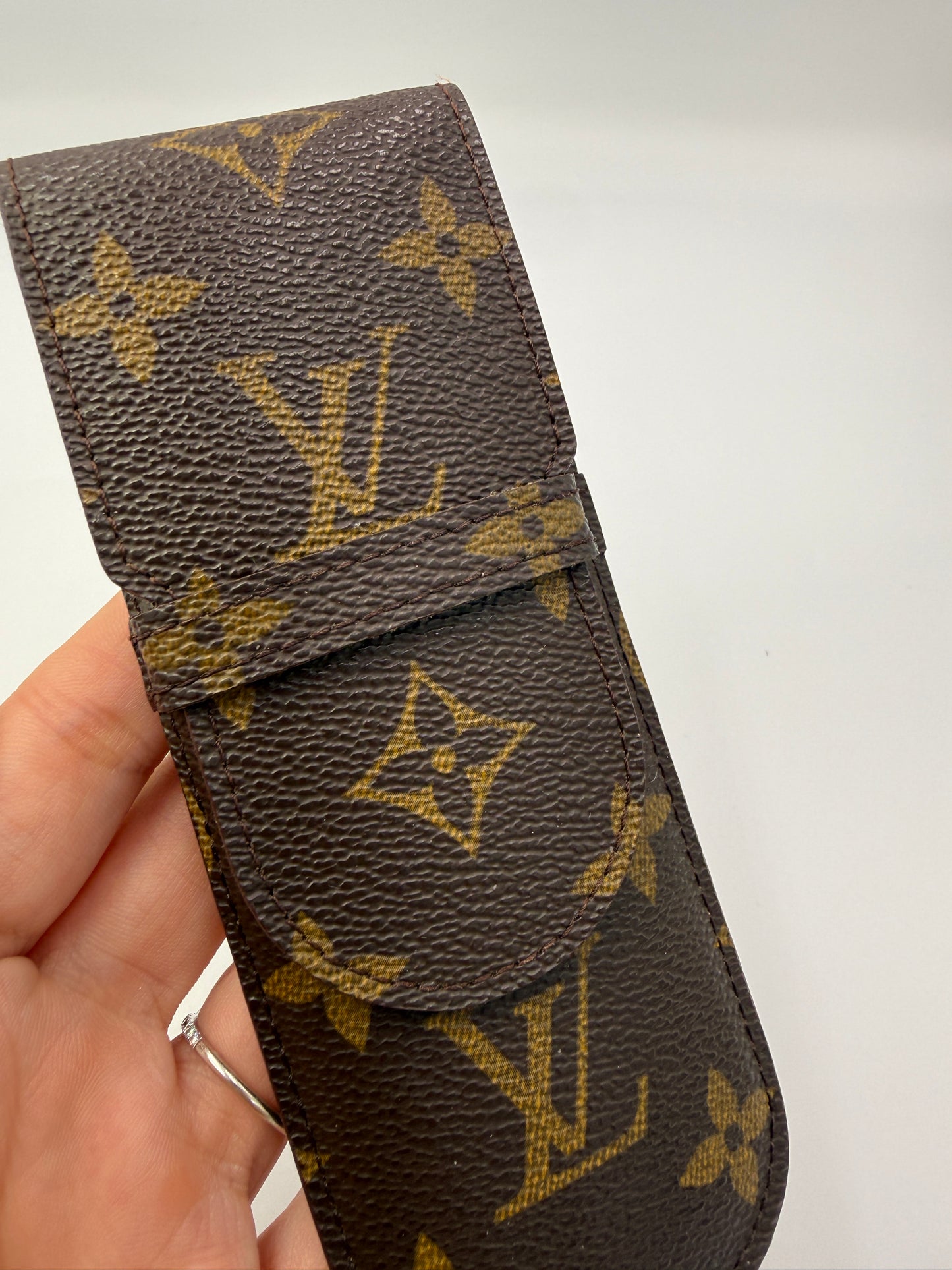 Louis Vuitton Monogram Slim Glasses Case or Pen Holder CA0968