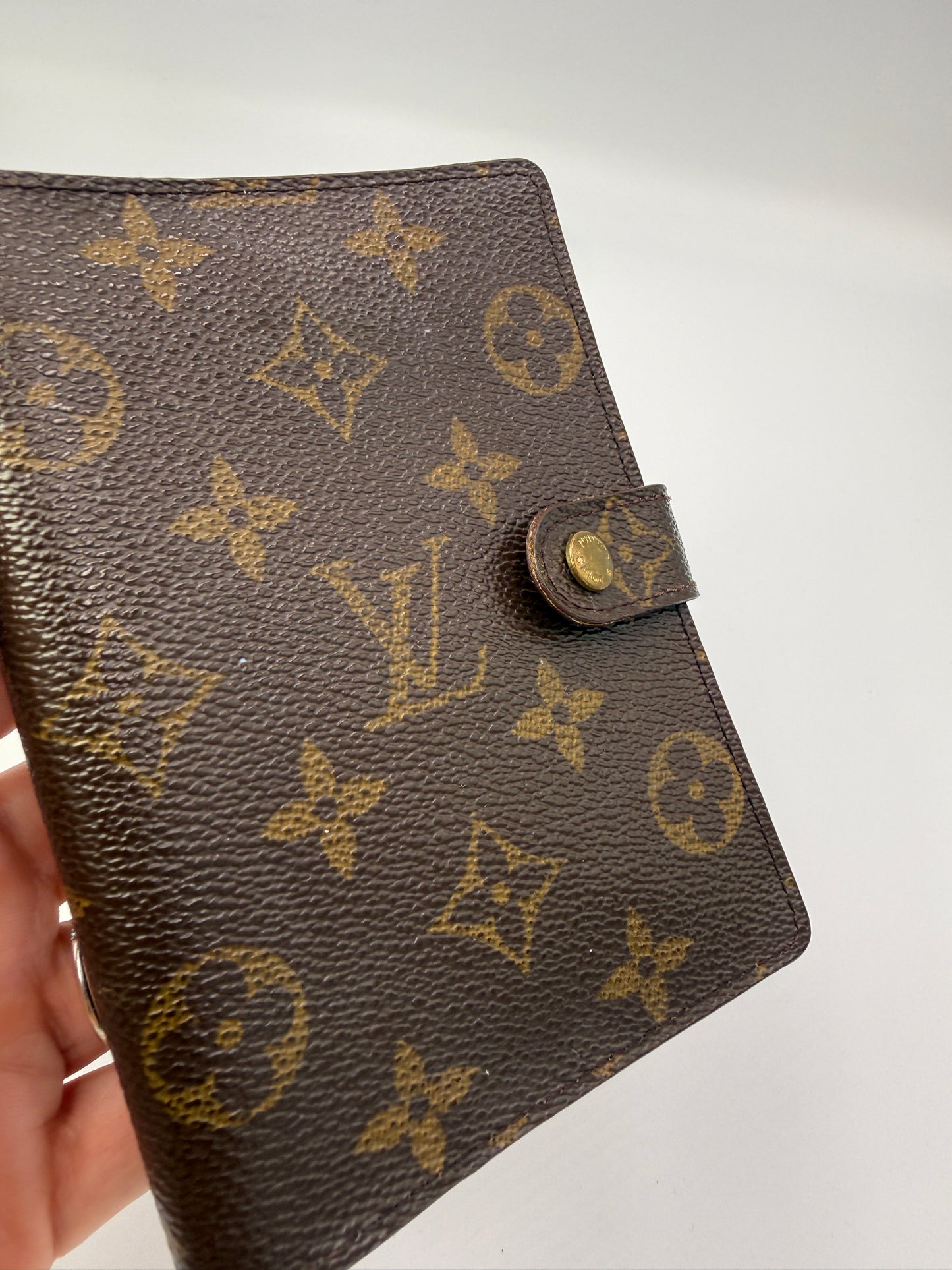 Louis Vuitton Monogram Coated Canvas Agenda PM Passport Holder CA1919