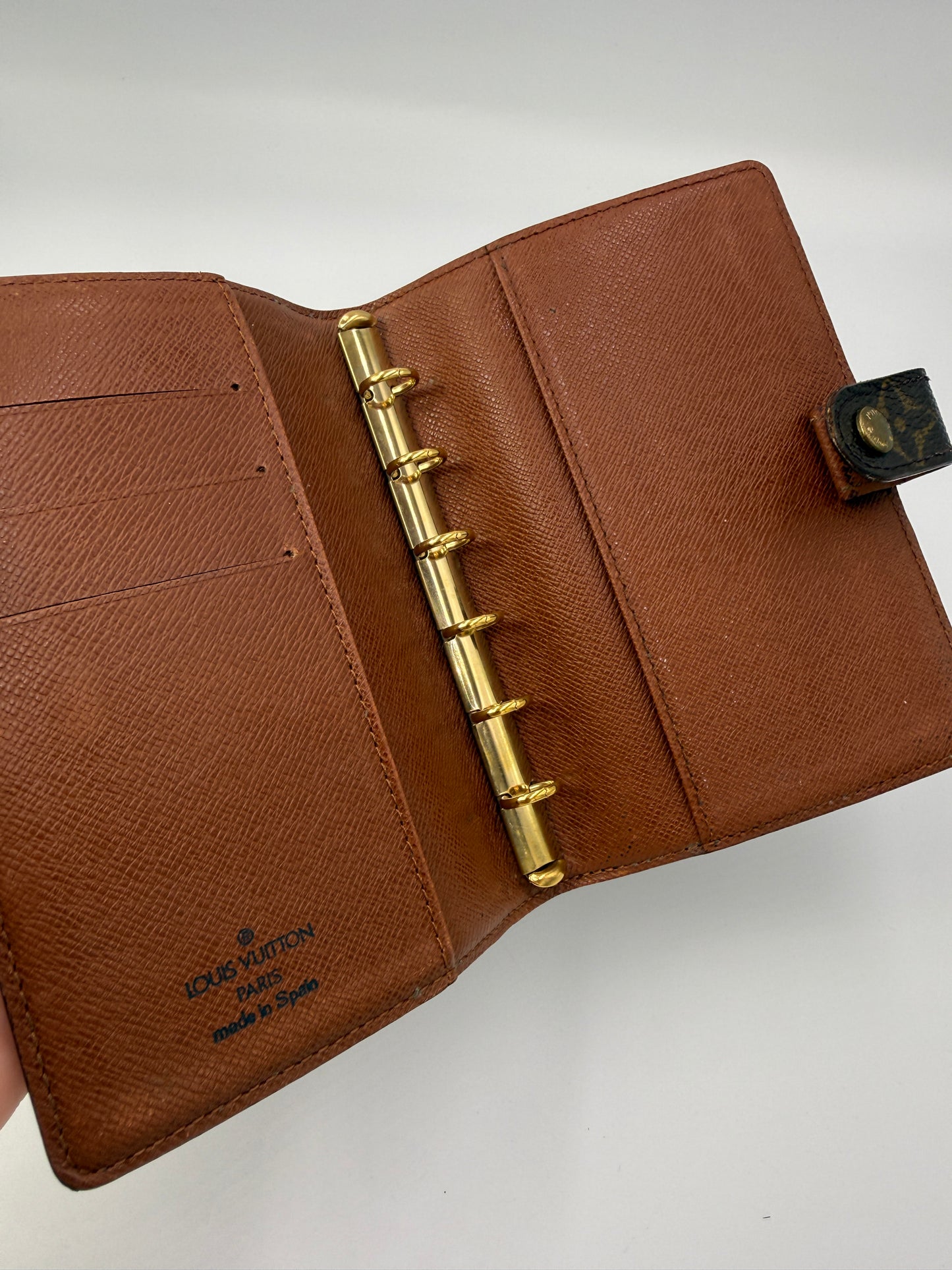 Louis Vuitton Monogram Coated Canvas Agenda PM Passport Holder CA1919