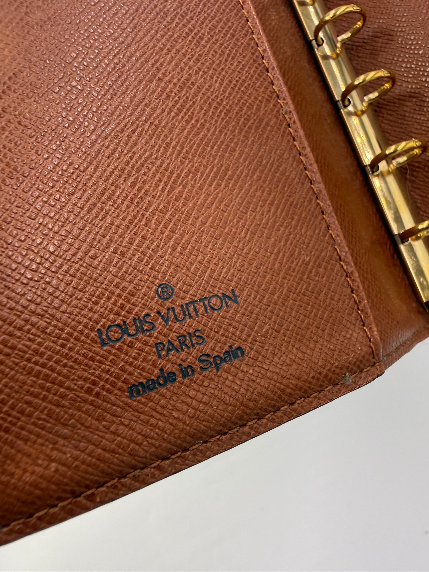 Louis Vuitton Monogram Coated Canvas Agenda PM Passport Holder CA1919