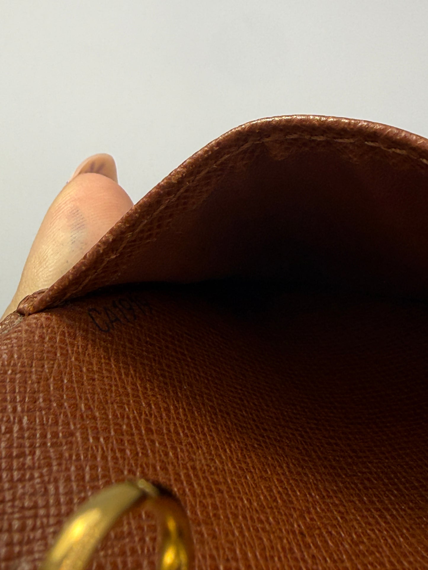 Louis Vuitton Monogram Coated Canvas Agenda PM Passport Holder CA1919