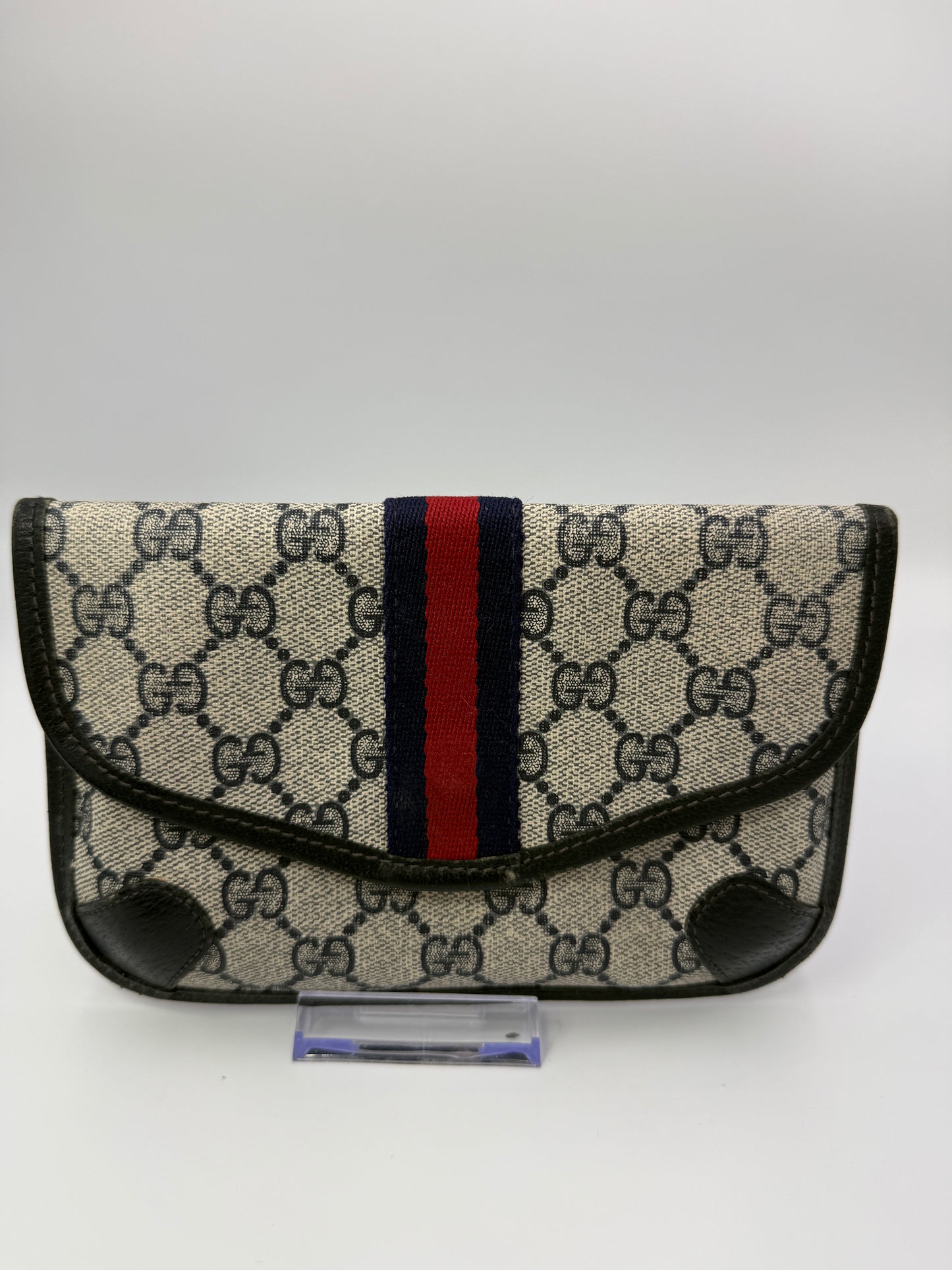 Gucci Guccissima Coated Canvas Ophidia Clutch or Pouch