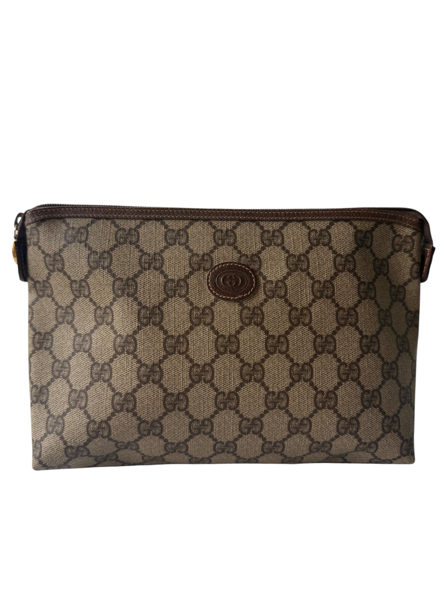 Gucci Supreme Coated Canvas Zippered Toiletry Pouch