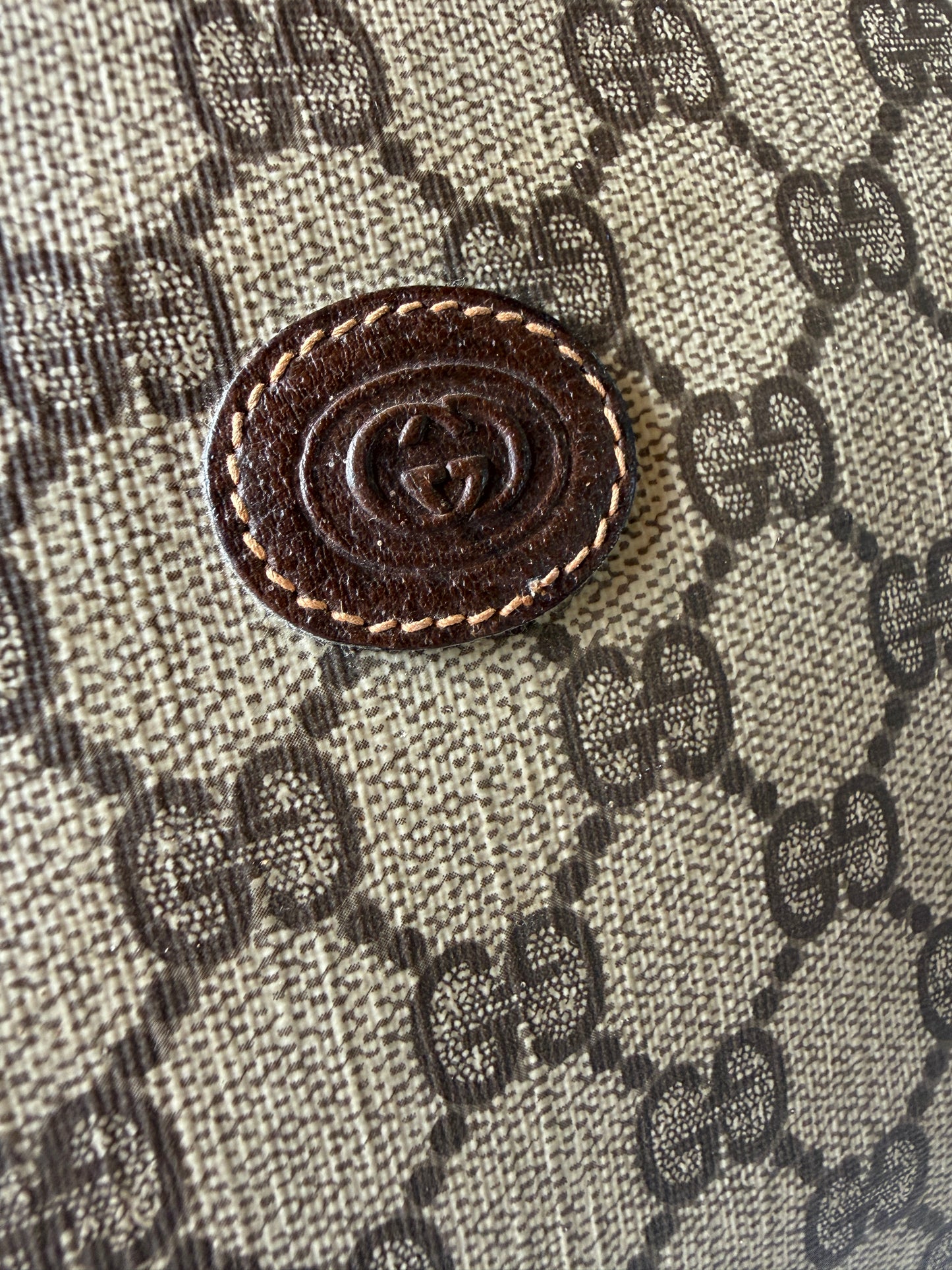 Gucci Supreme Coated Canvas Zippered Toiletry Pouch