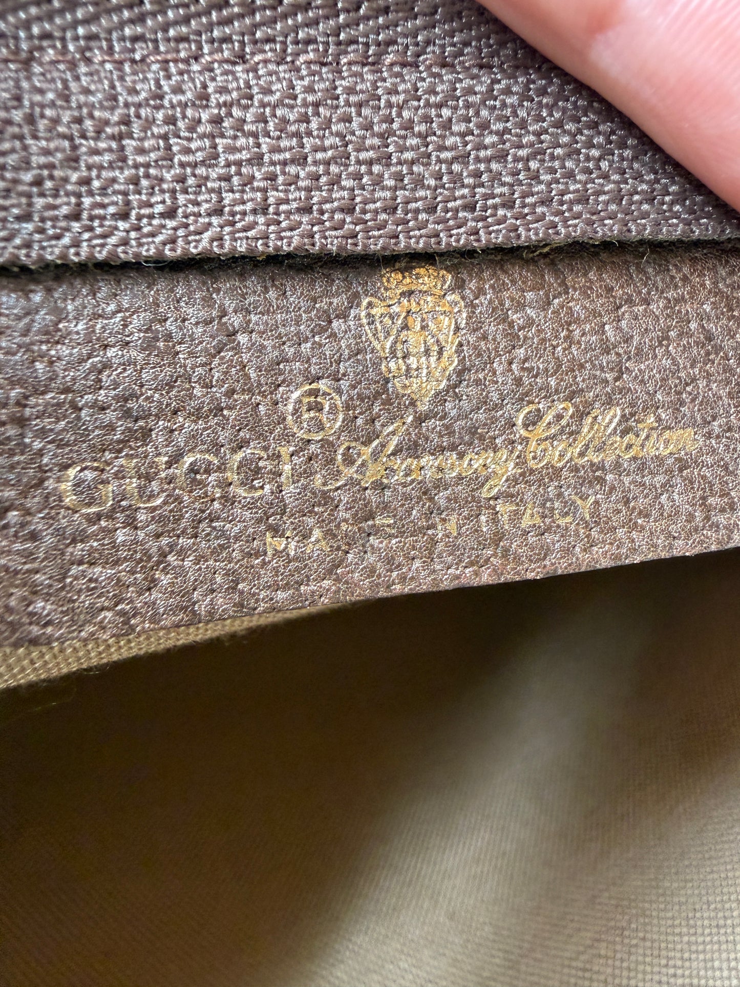 Gucci Supreme Coated Canvas Zippered Toiletry Pouch