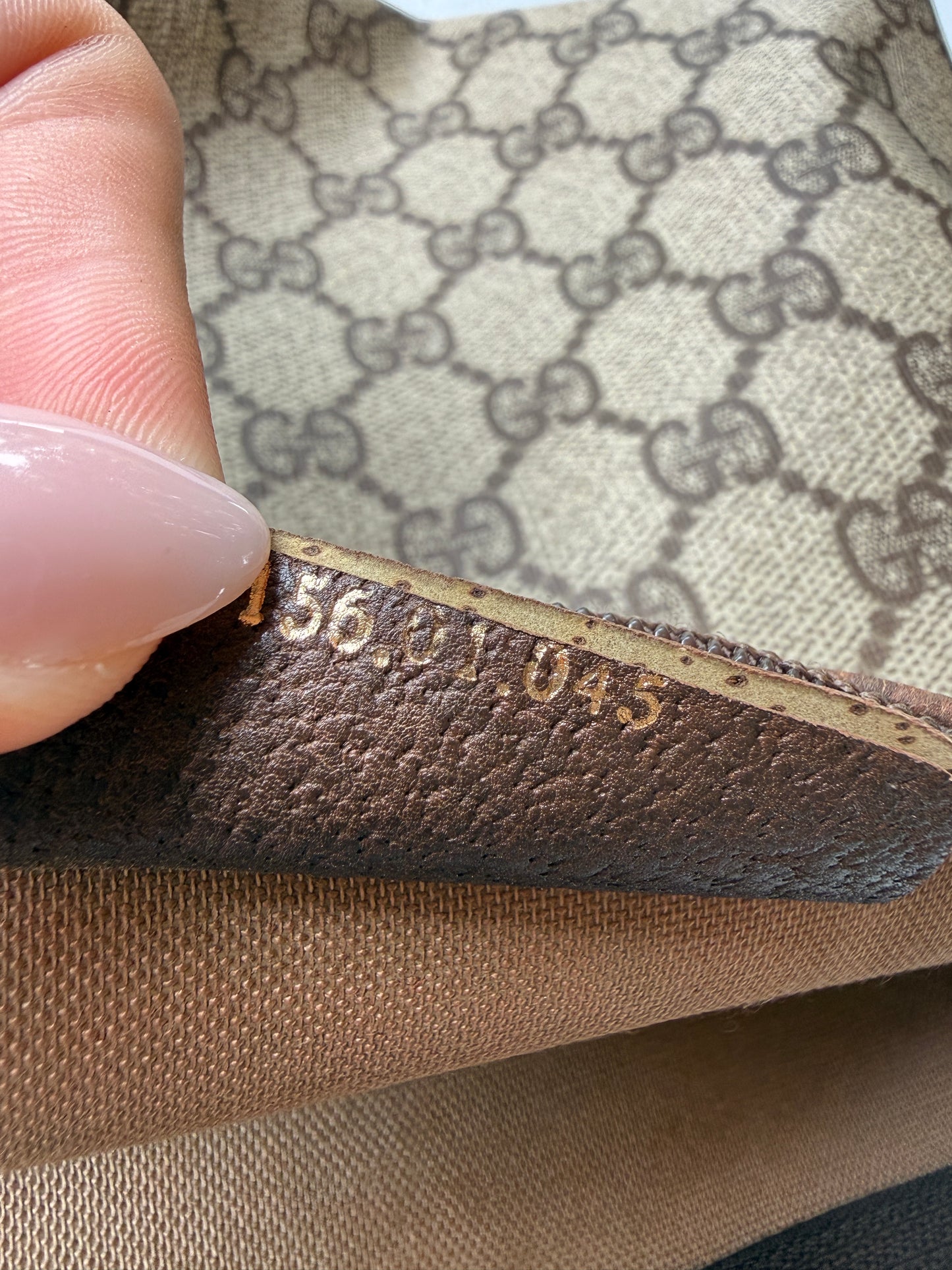 Gucci Supreme Coated Canvas Zippered Toiletry Pouch