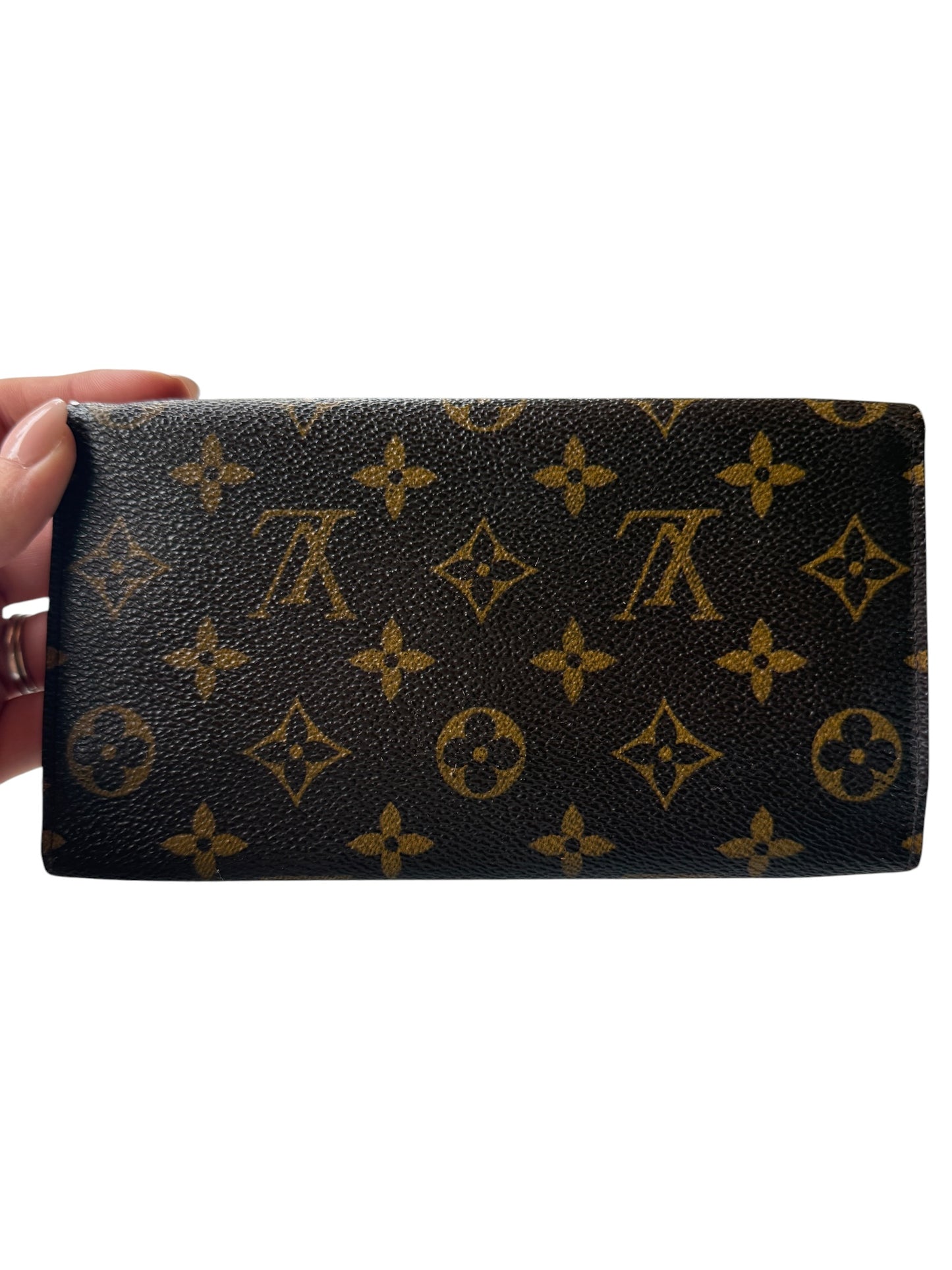 Louis Vuitton Monogram Coated Canvas Continental Trifold Wallet TH0095