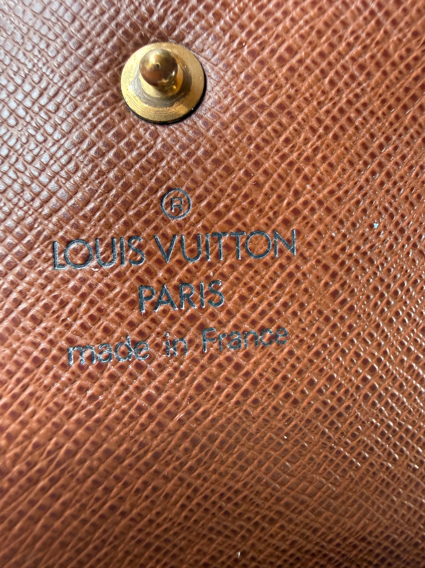Louis Vuitton Monogram Coated Canvas Continental Trifold Wallet TH0095