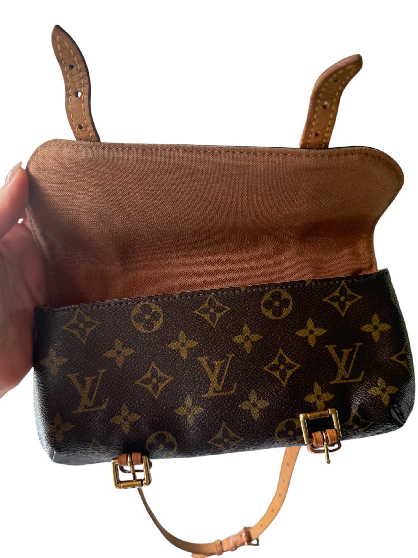 Louis Vuitton Monogram Coated Canvas Belt Bag MI1004