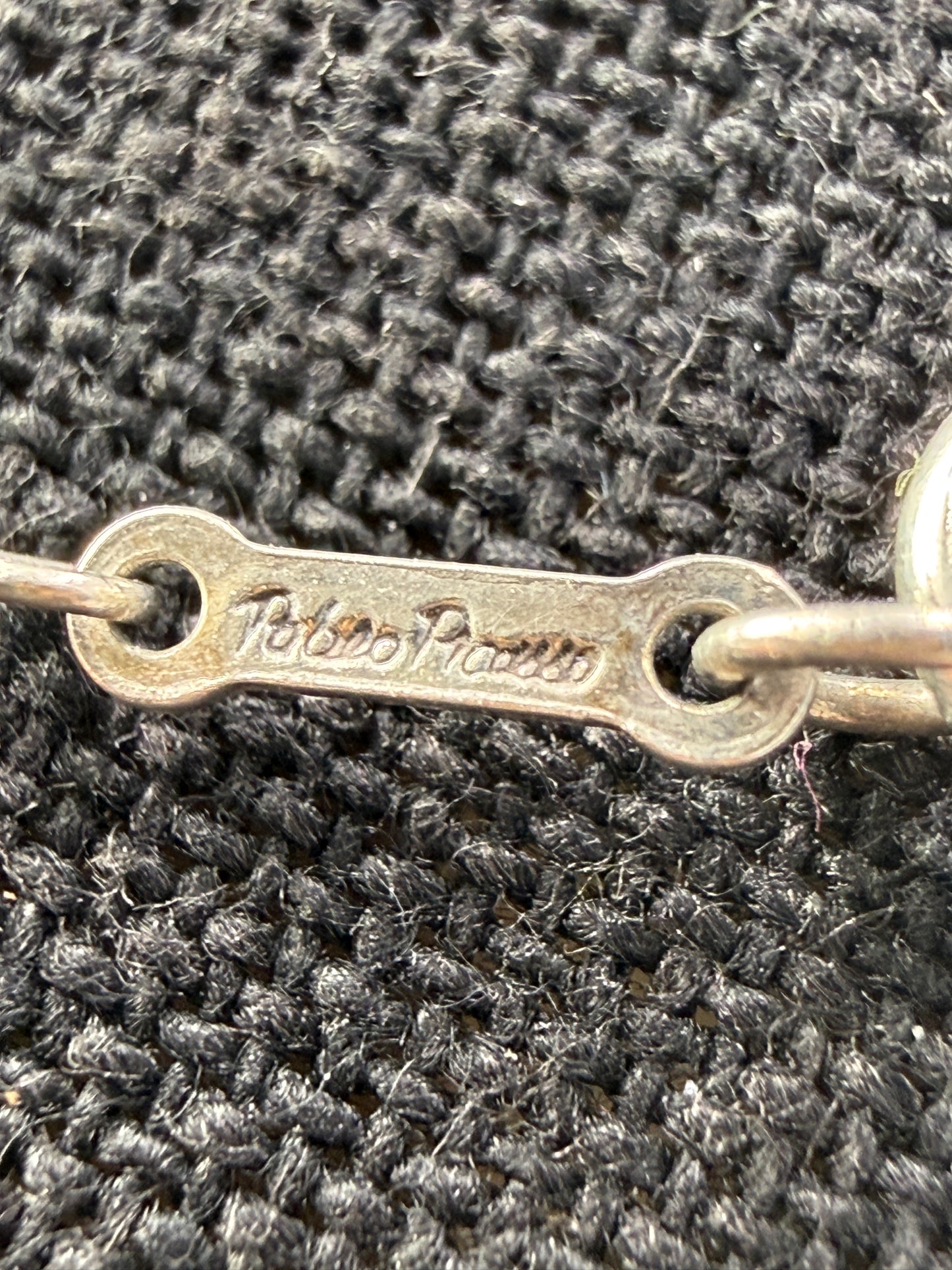 Tiffany & Co. Paloma Picasso Graffiti Kiss “X” Pendant Necklace