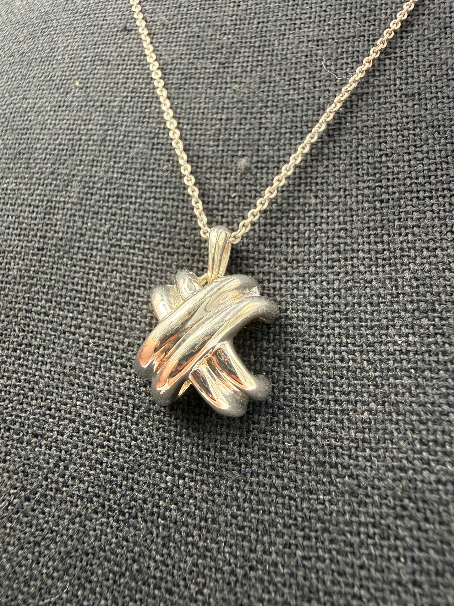 Tiffany & Co. Paloma Picasso 3D X Pendant Necklace