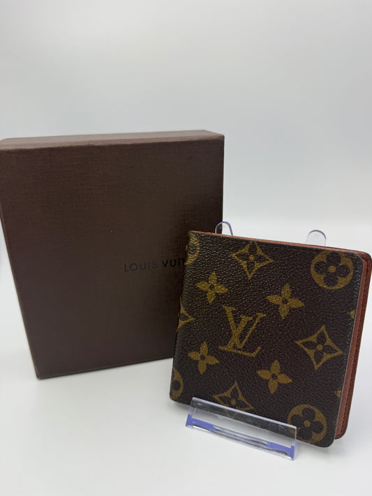 Louis Vuitton Monogram Canvas Bifold Wallet with ID Window 874AN