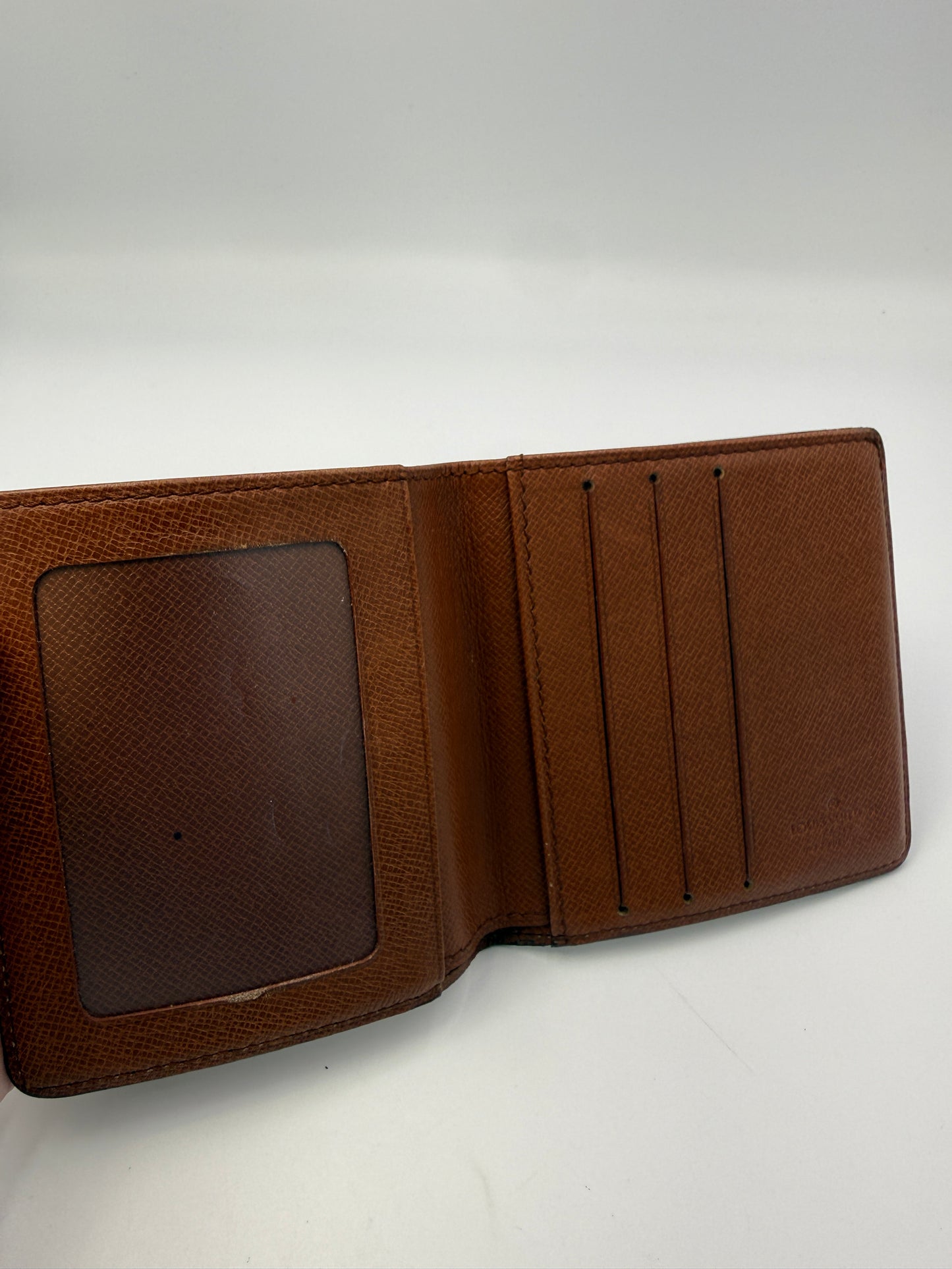 Louis Vuitton Monogram Canvas Bifold Wallet with ID Window 874AN